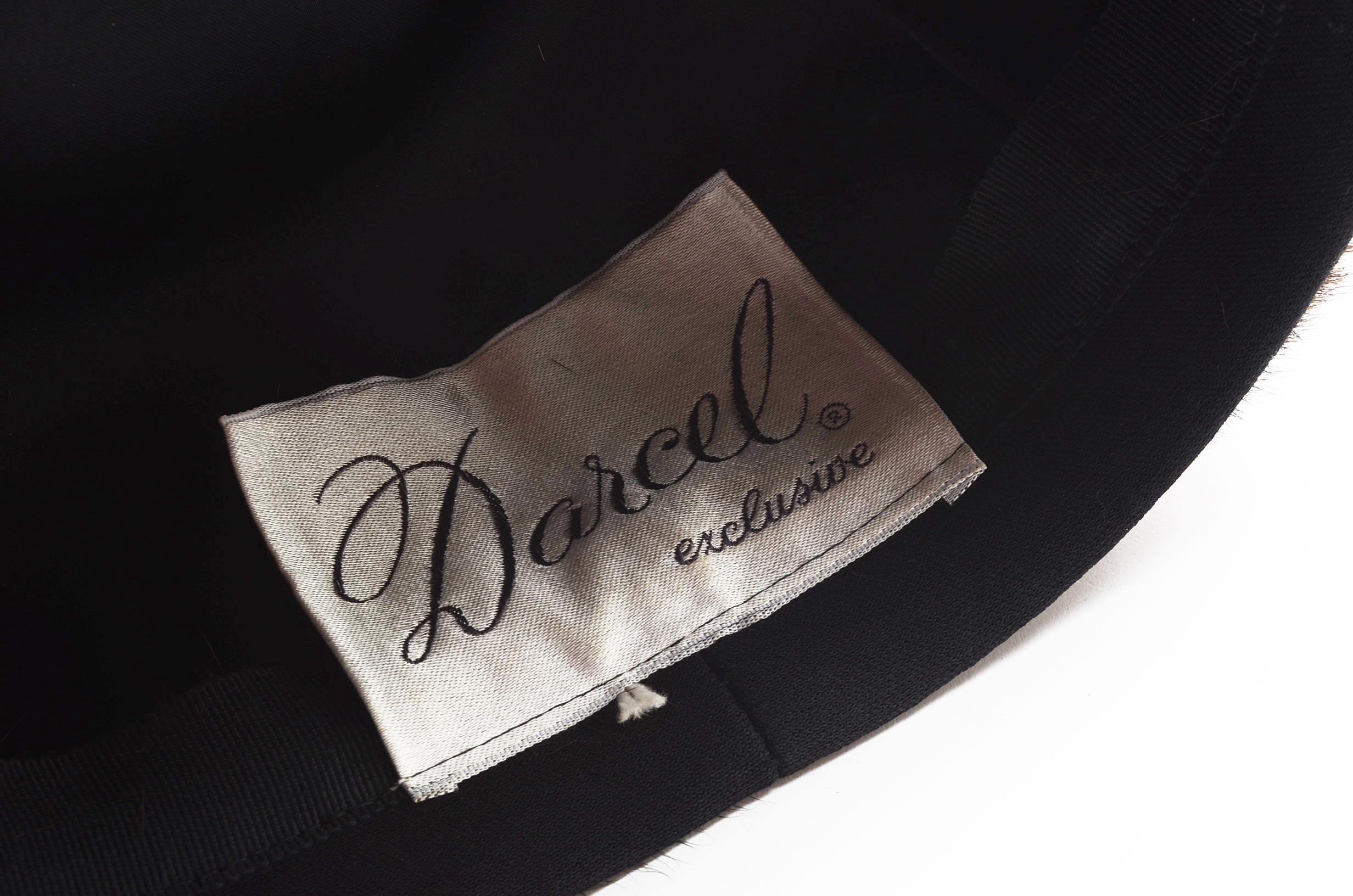 Women's Vintage Chocolate Mink Fur Pillbox Hat