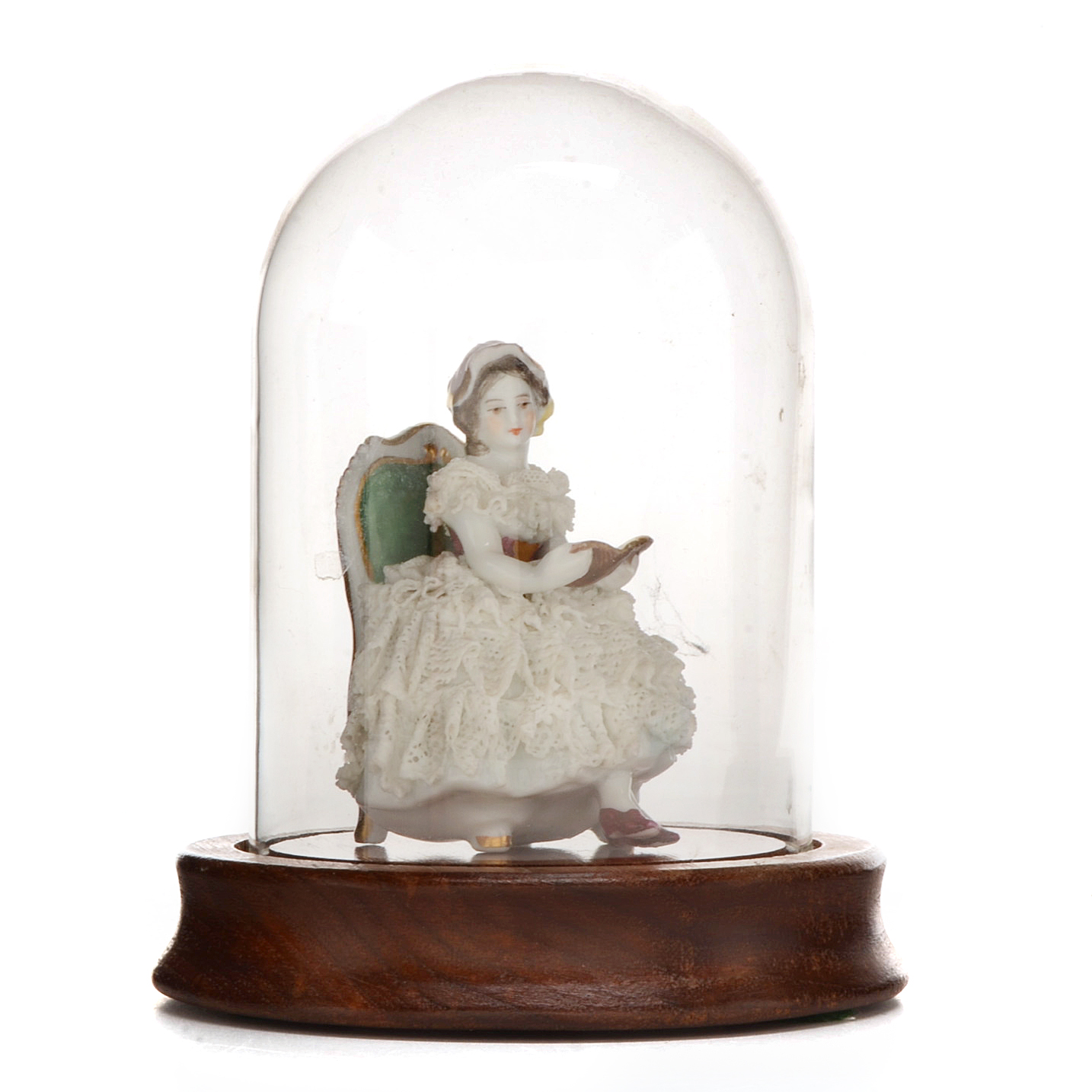 Miniature Porcelain Figure in Dresden Style