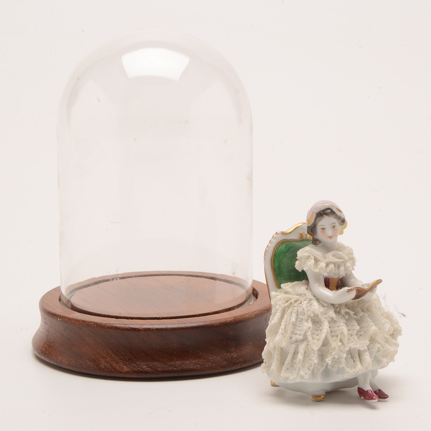 Miniature Porcelain Figure in Dresden Style