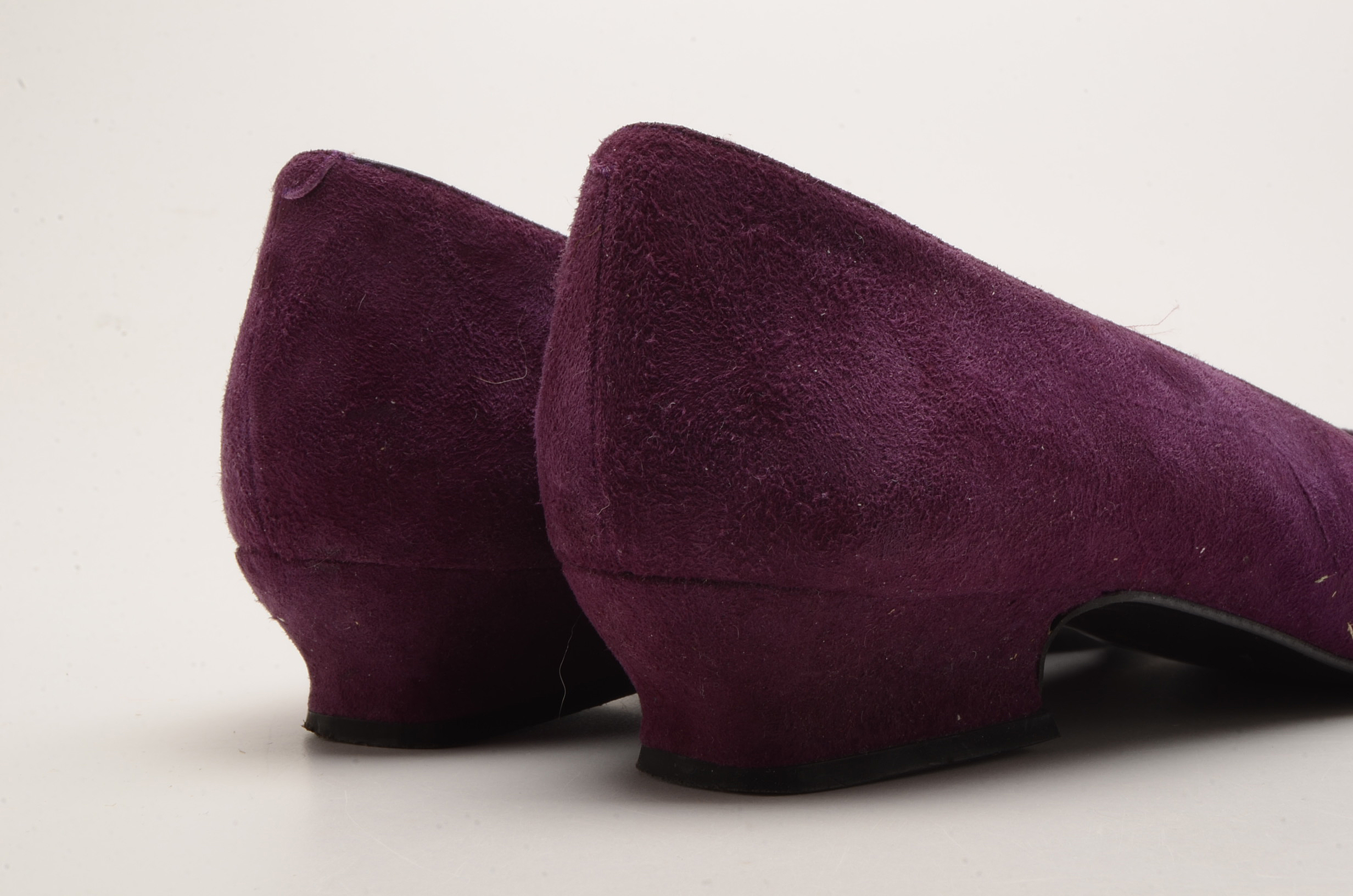 Two Pairs of Women's Vintage Suede Shoes