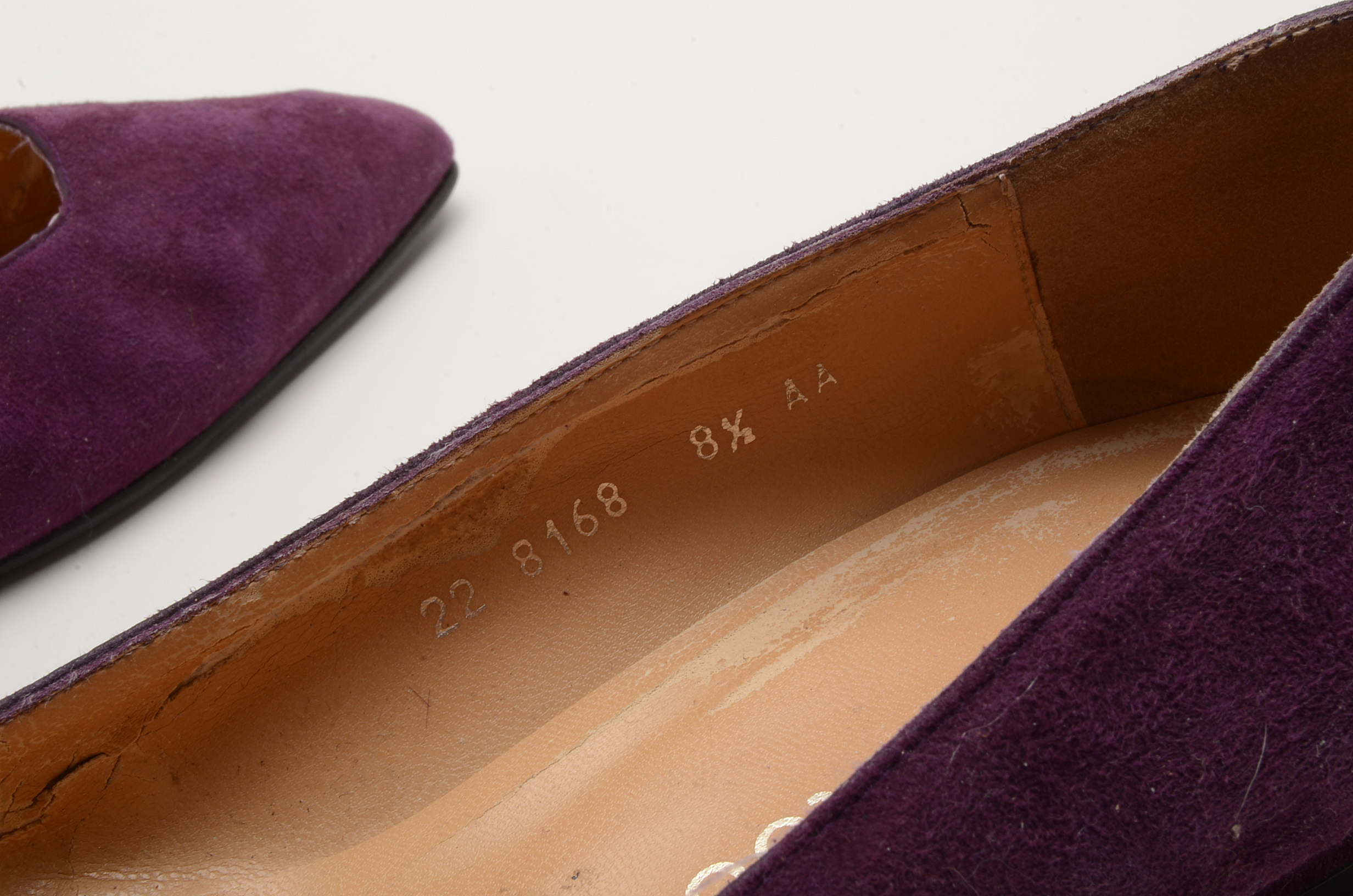 Two Pairs of Women's Vintage Suede Shoes