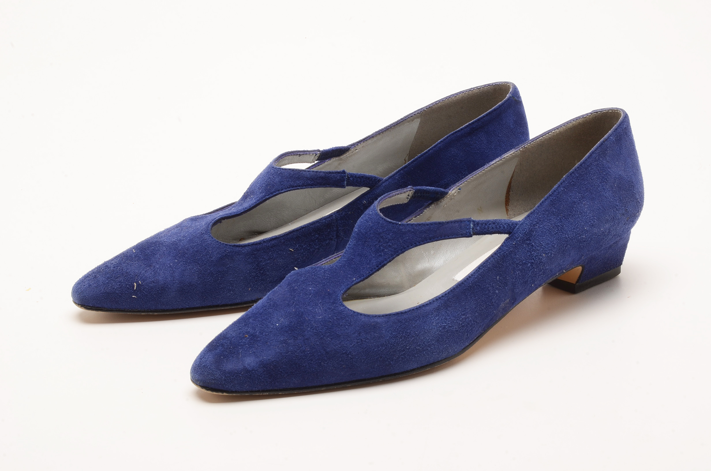 Two Pairs of Women's Vintage Suede Shoes