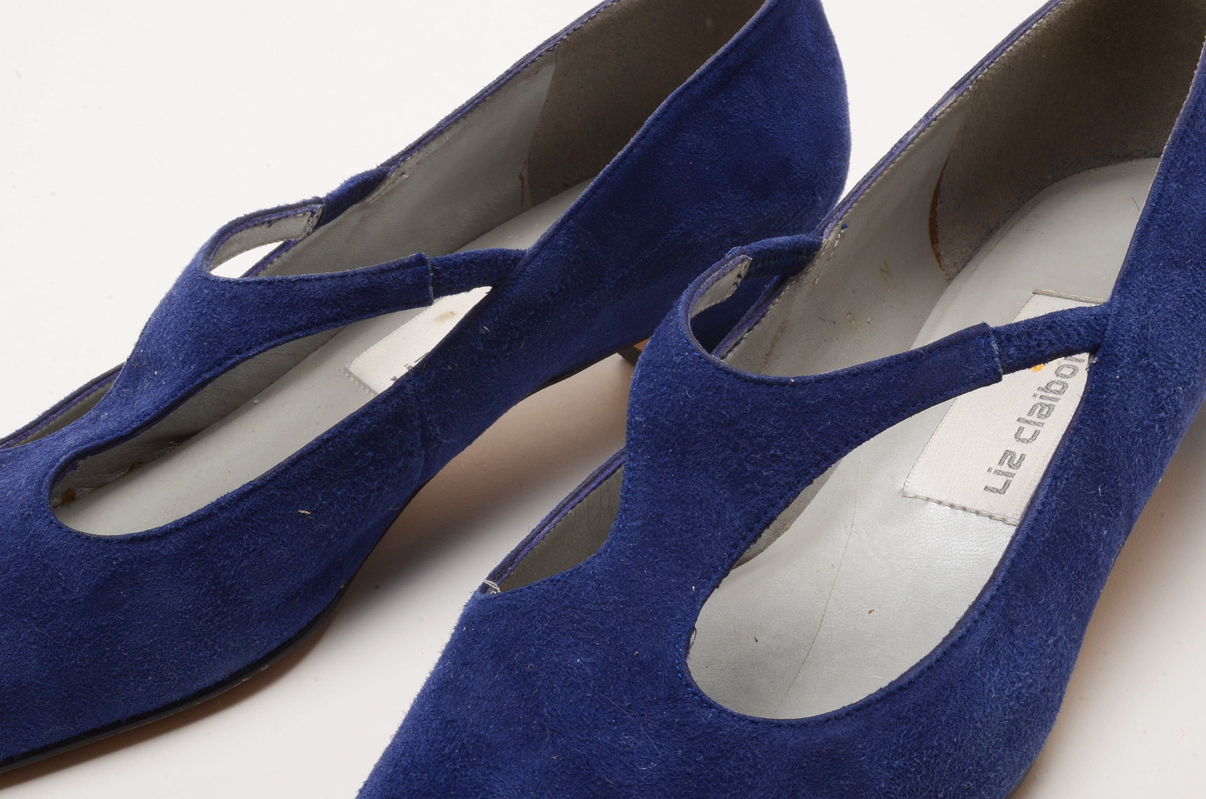 Two Pairs of Women's Vintage Suede Shoes