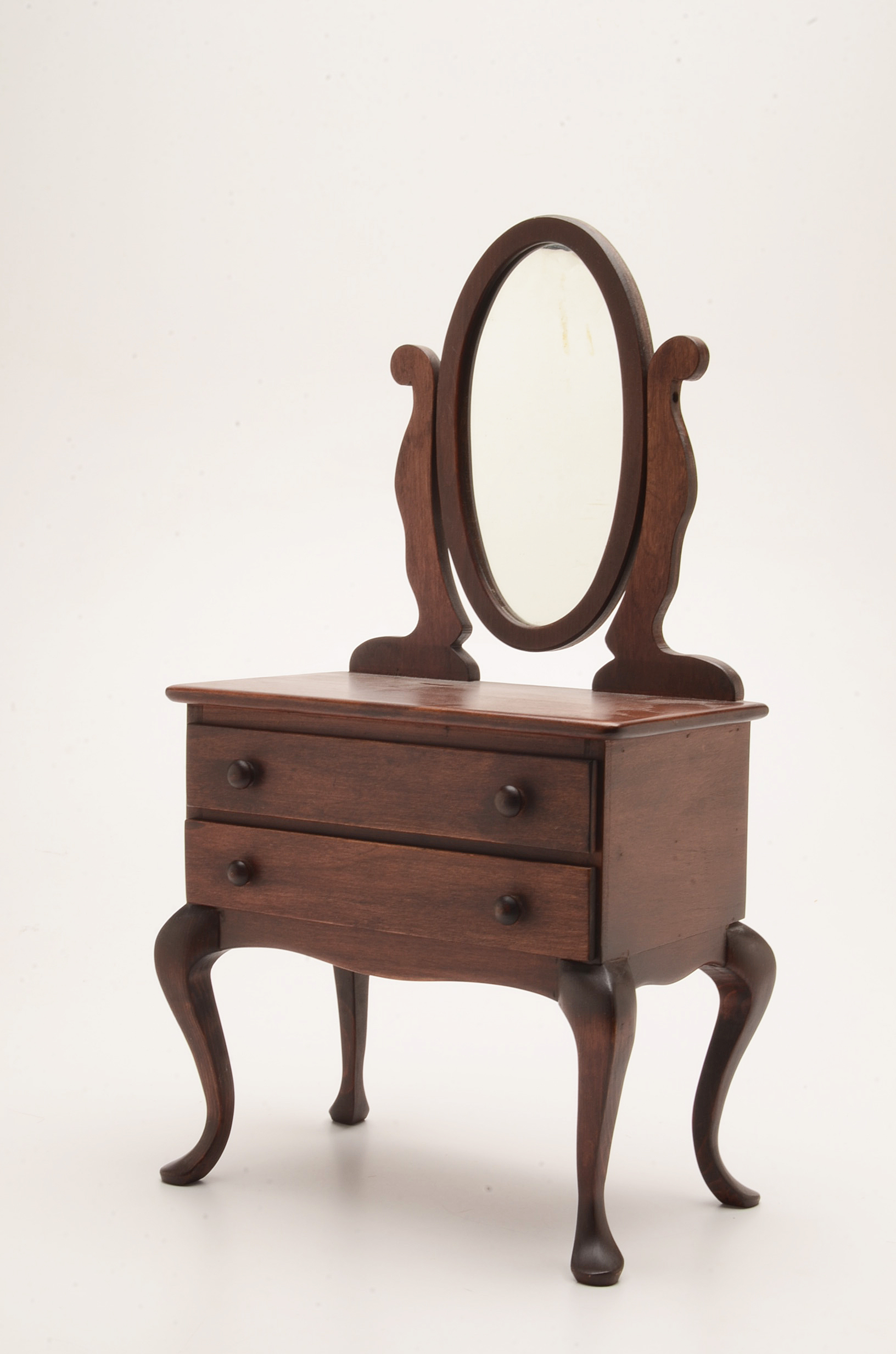 American Doll Queen Anne Style Doll Dresser with Accessories.