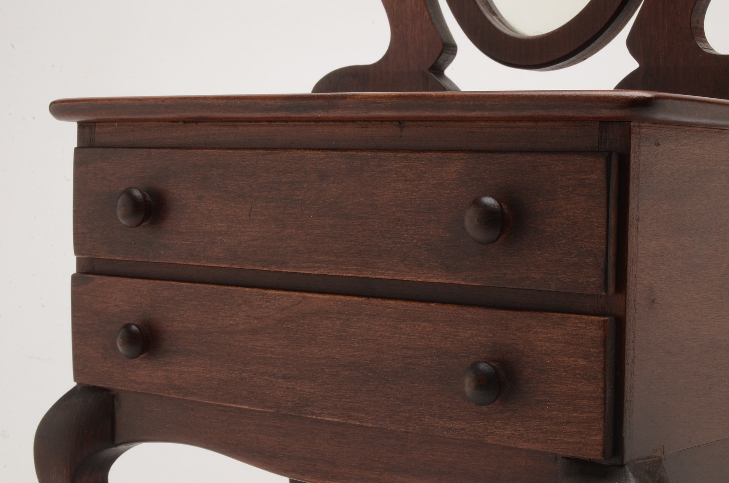 American Doll Queen Anne Style Doll Dresser with Accessories.