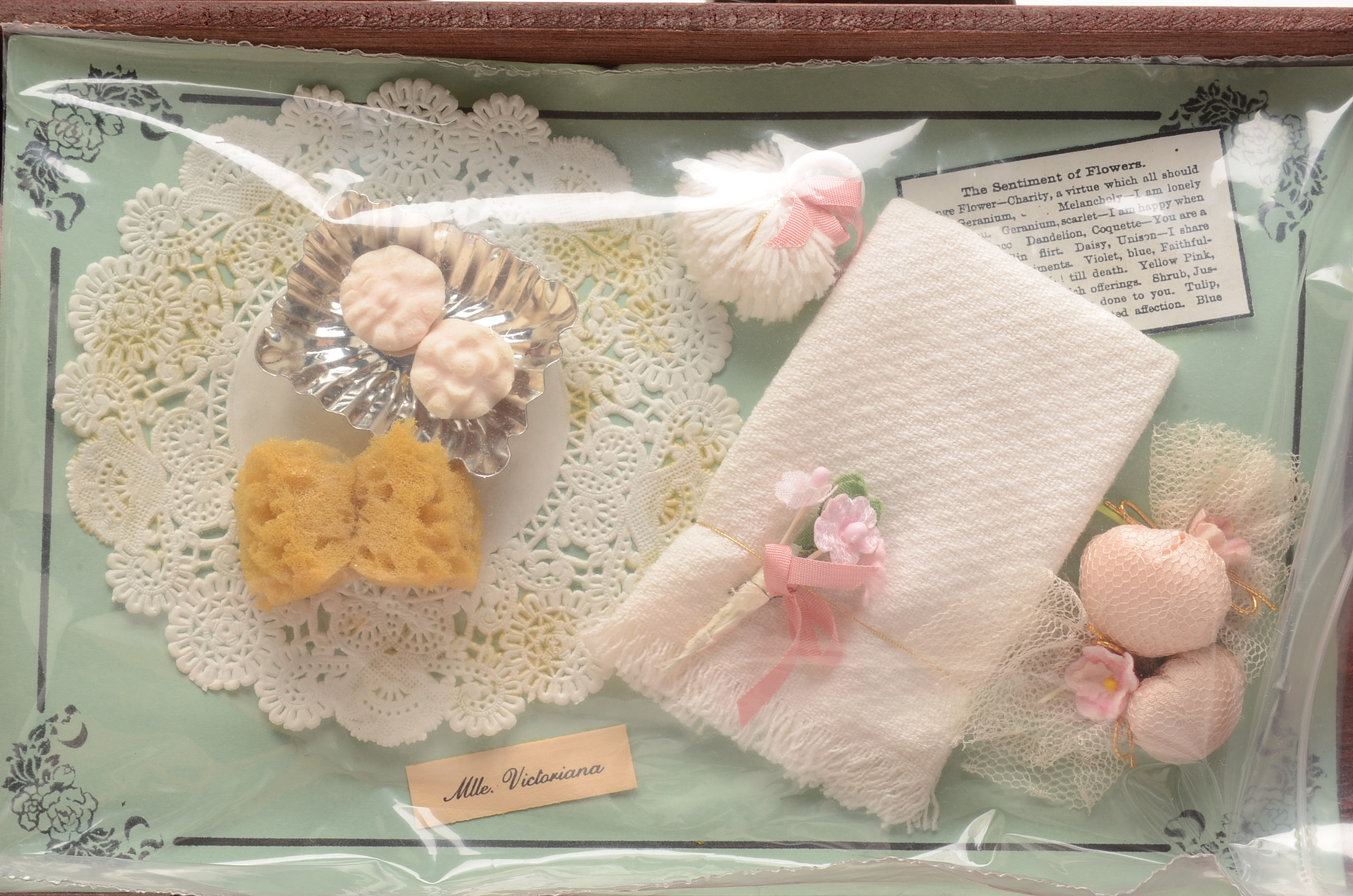 American Doll Queen Anne Style Doll Dresser with Accessories.