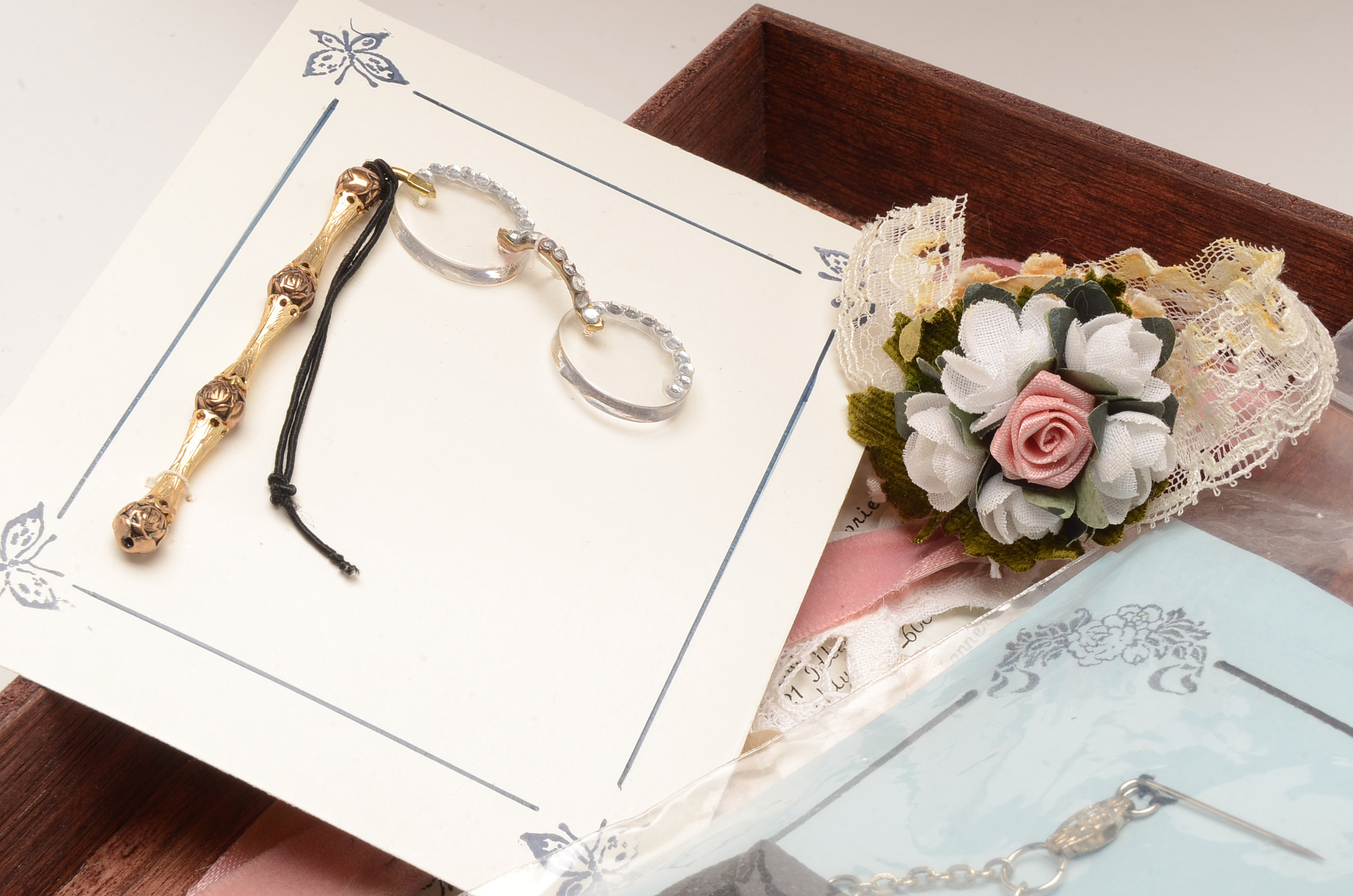 American Doll Queen Anne Style Doll Dresser with Accessories.