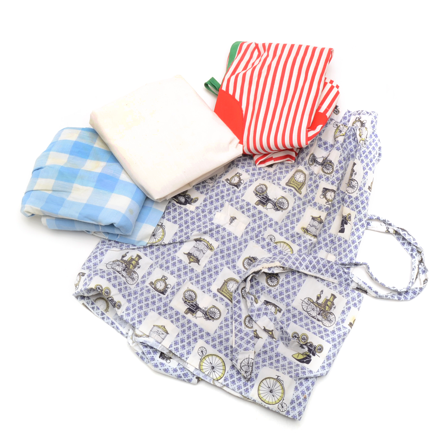 Assortment of Vintage Half Aprons