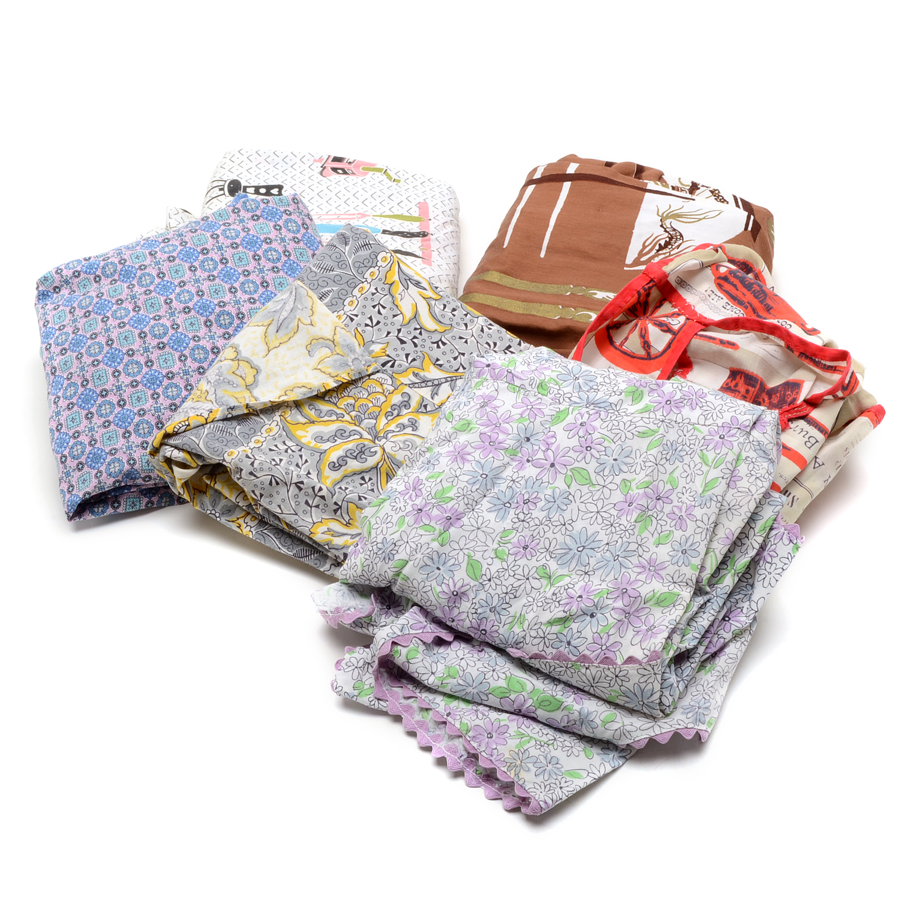 Assortment of Vintage Aprons
