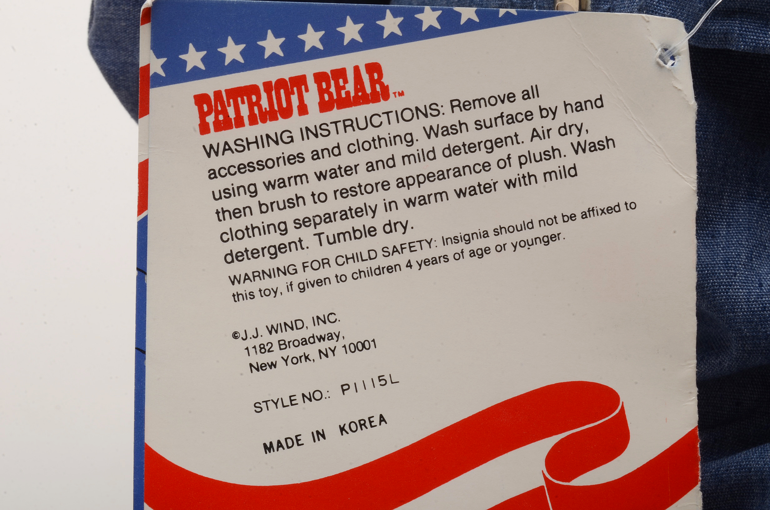 1980's  Letter Carrier "Patriot Bear"