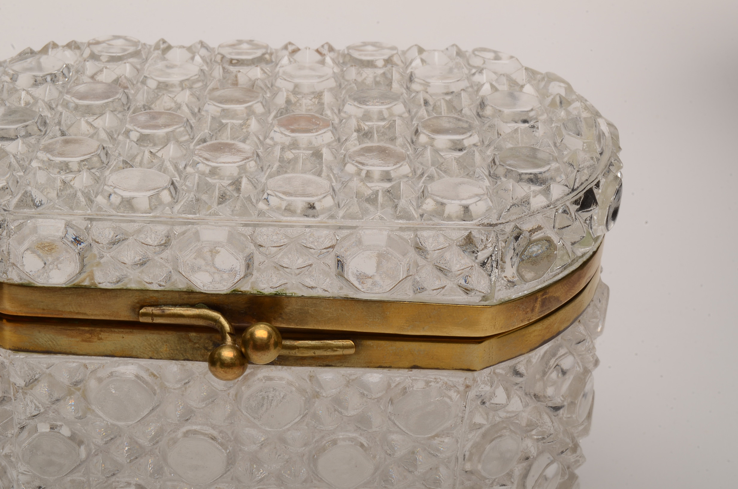 Signed Lalique "Leaping Fish" Ring Dish and Hinged Glass Box