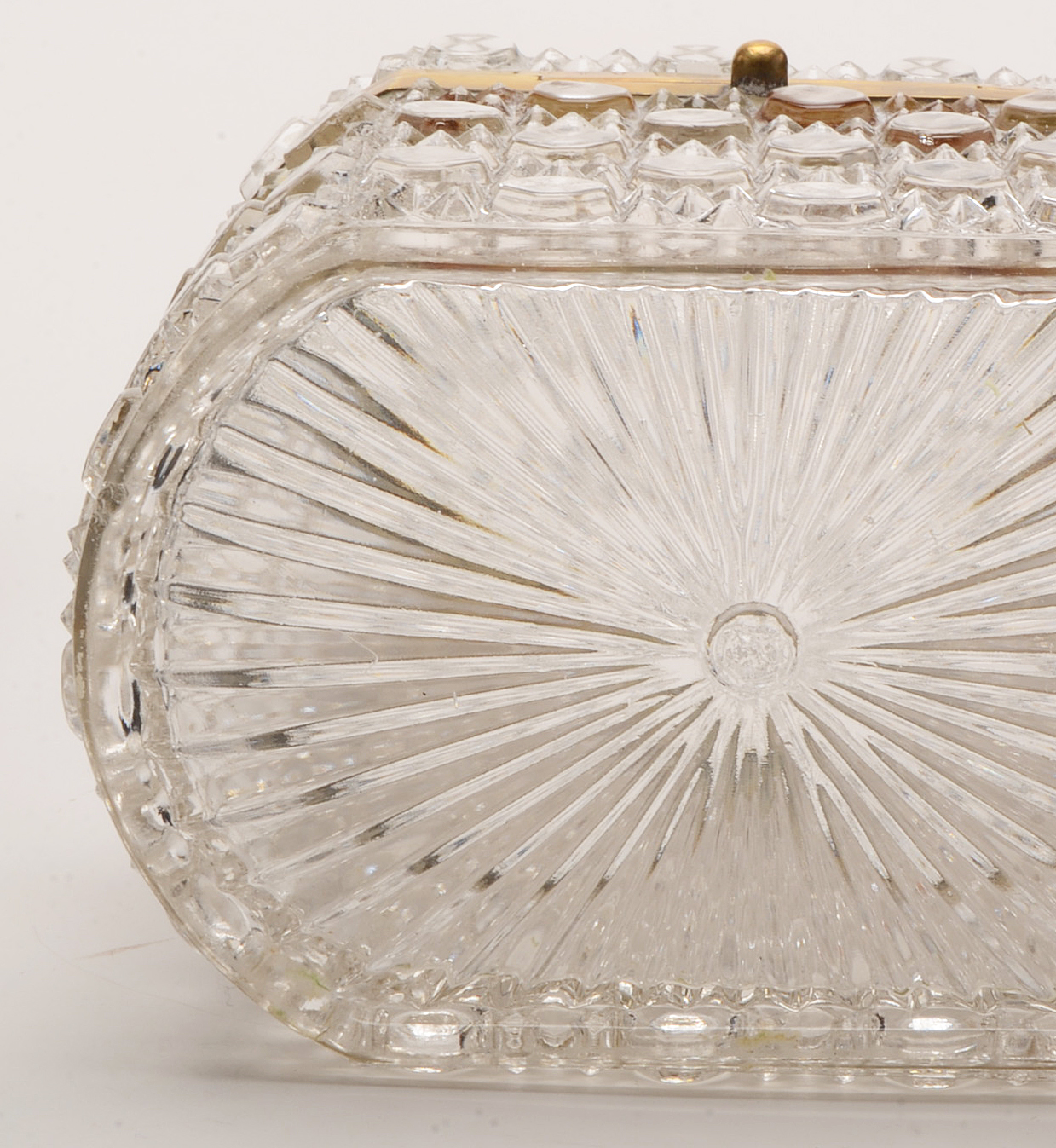 Signed Lalique "Leaping Fish" Ring Dish and Hinged Glass Box