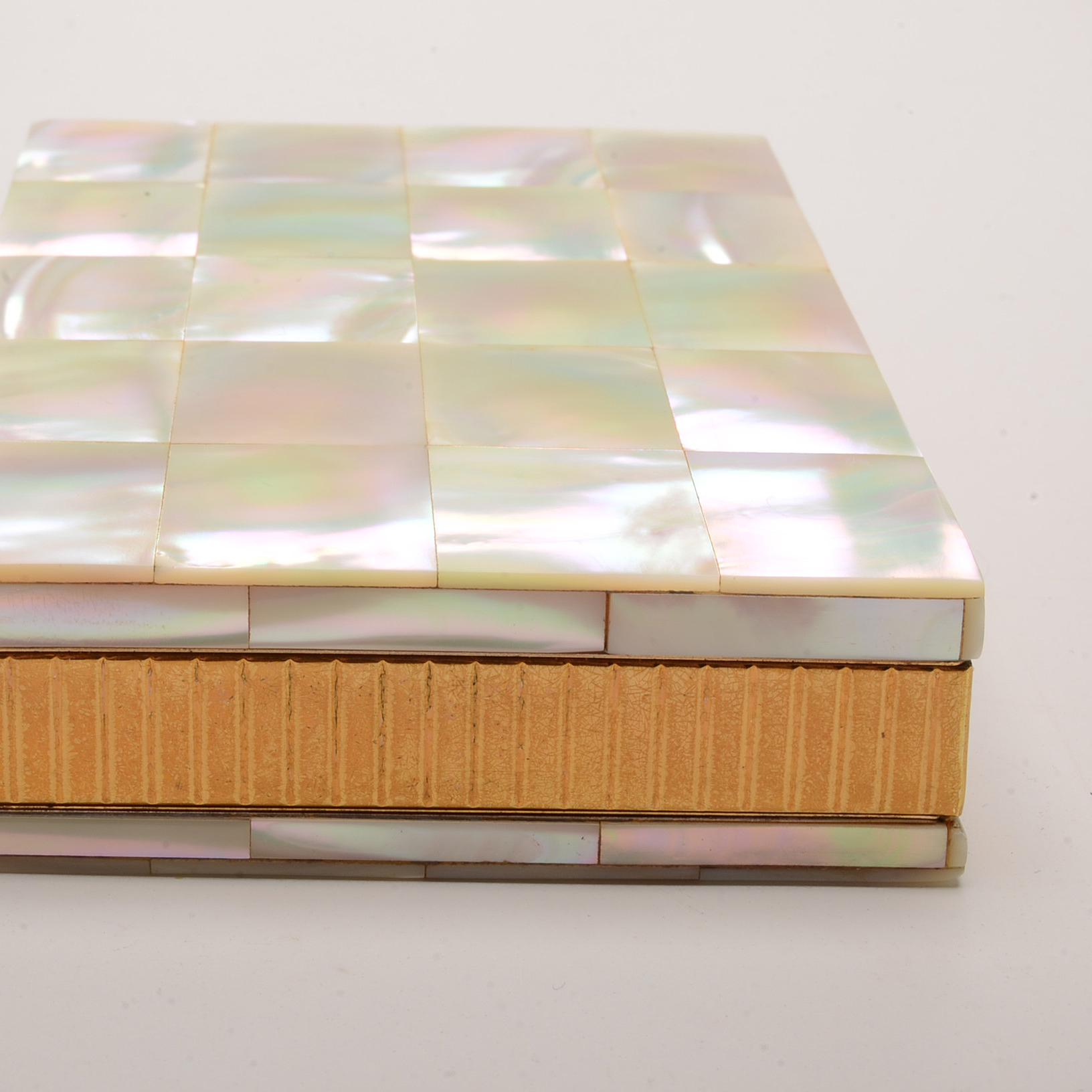 Evans Company Mother of Pearl Double Sided Compact