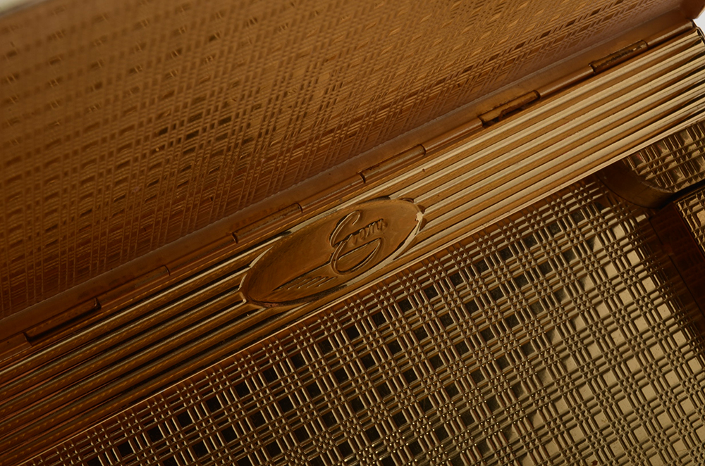 Evans Company Mother of Pearl Double Sided Compact