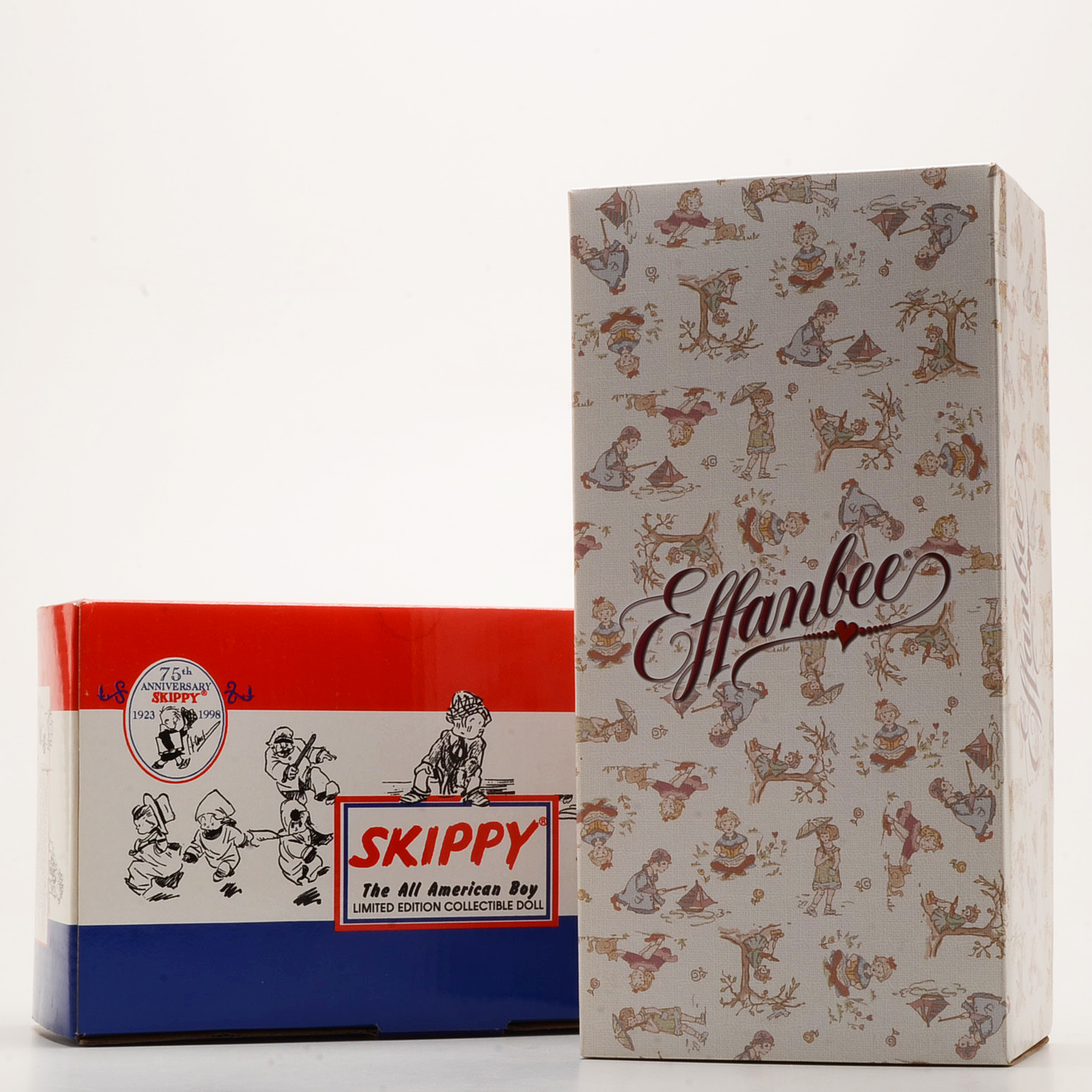 Effanbee "Skippy Aviator" and "Baby Brother" Dolls