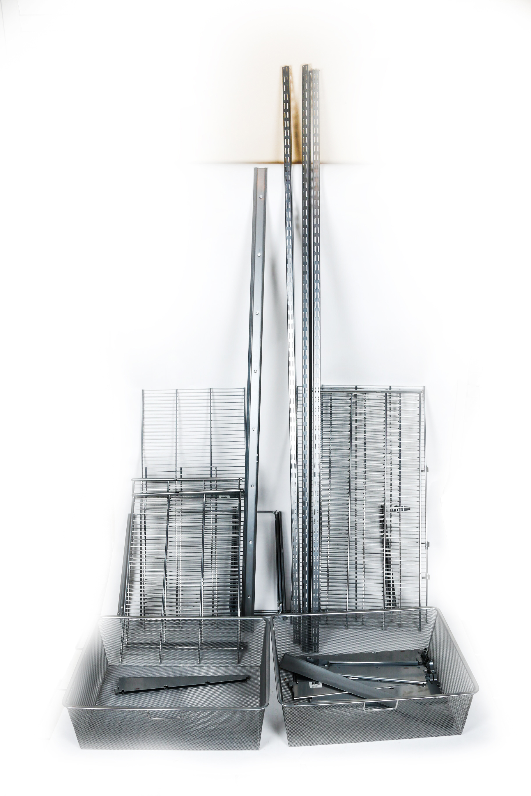 Elfa Container Store Platinum Kitchen Shelving