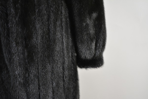 Dark Brown Mink Fur Coat by The Evans Collection
