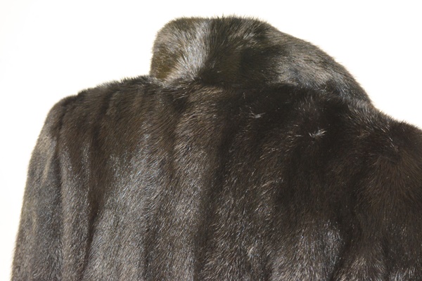 Dark Brown Mink Fur Coat by The Evans Collection