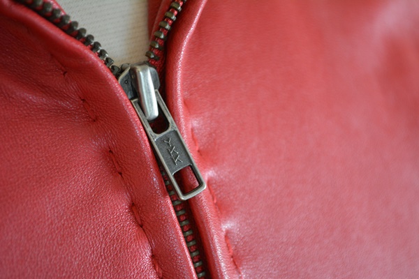 Alfani Red Leather Women's Jacket