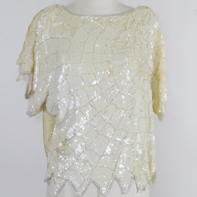 Sweet Lo Seqiuin and Beaded Women's Evening Dress Tops