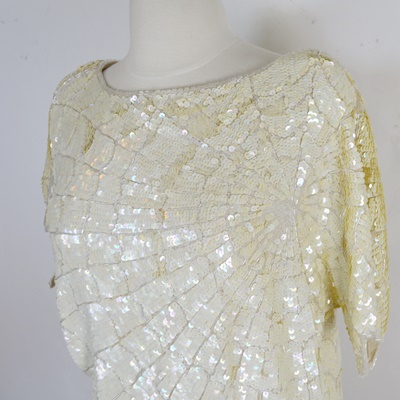 Sweet Lo Seqiuin and Beaded Women's Evening Dress Tops