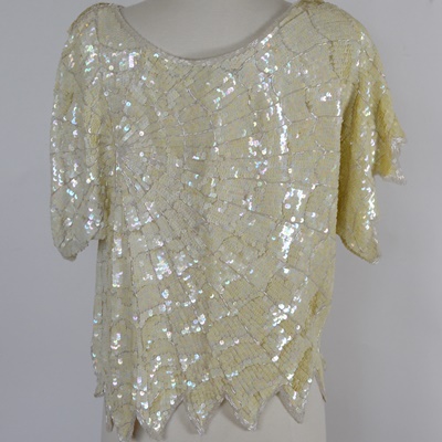 Sweet Lo Seqiuin and Beaded Women's Evening Dress Tops