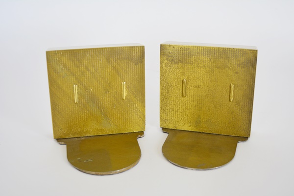Brass Medical Bookends