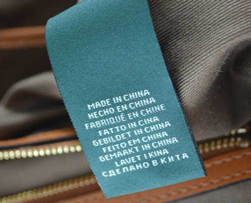 Ralph Laureen Zebra Print Canvas Handbag