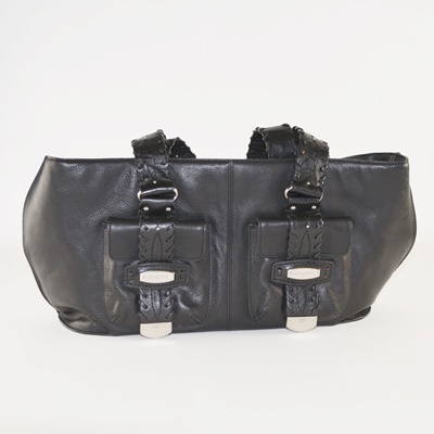 Michael Kors Black Leather Handbag