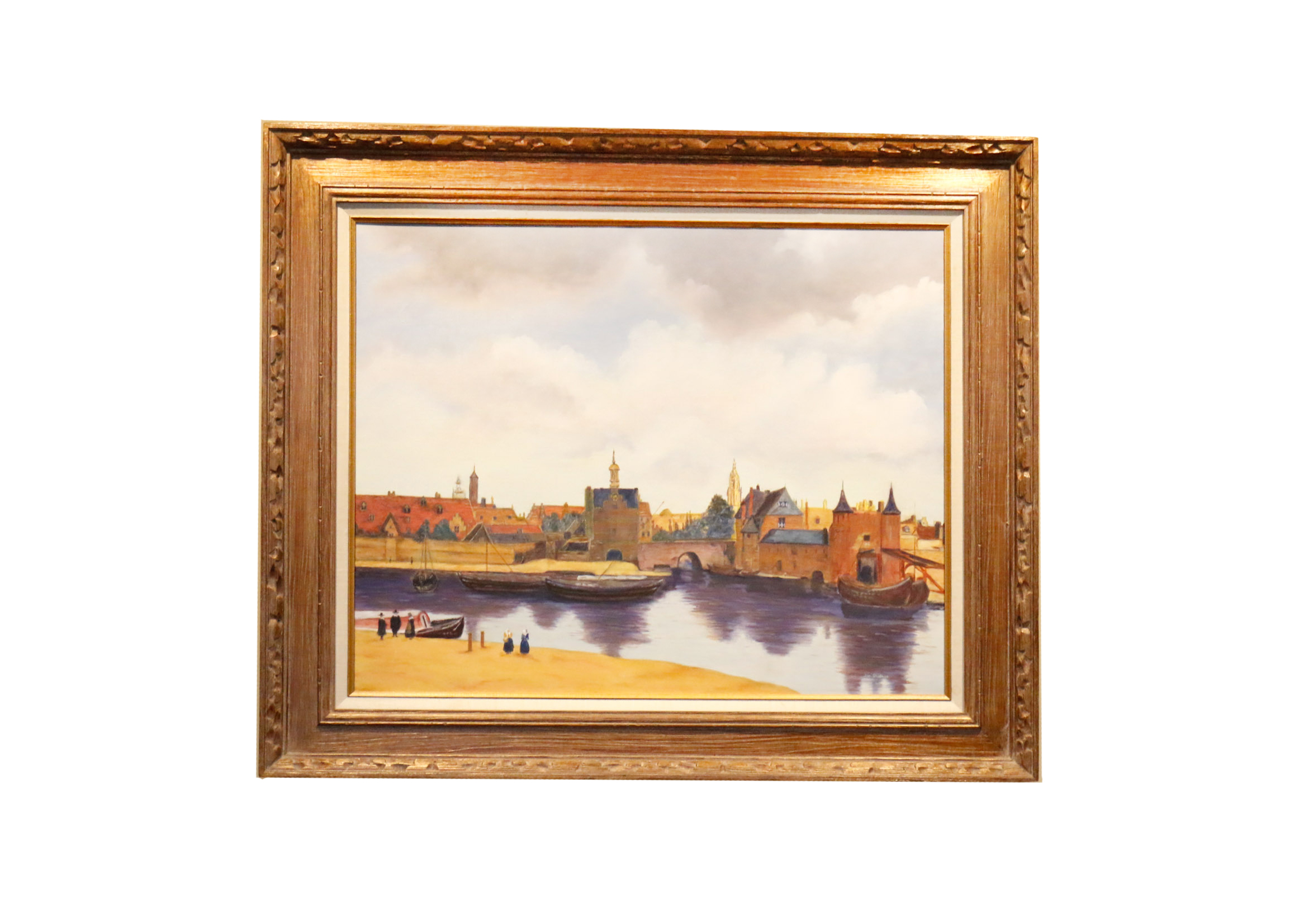 Framed Oil Painting on Canvas by Jean Steadman