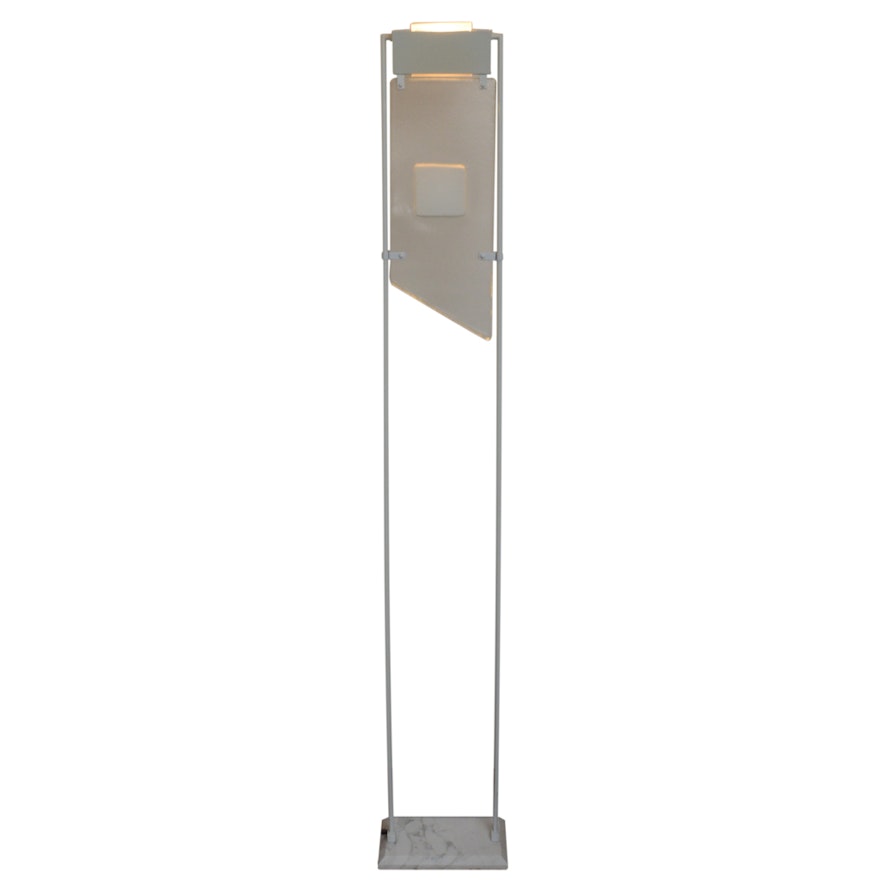 Modern Marble-Based Floor Lamp