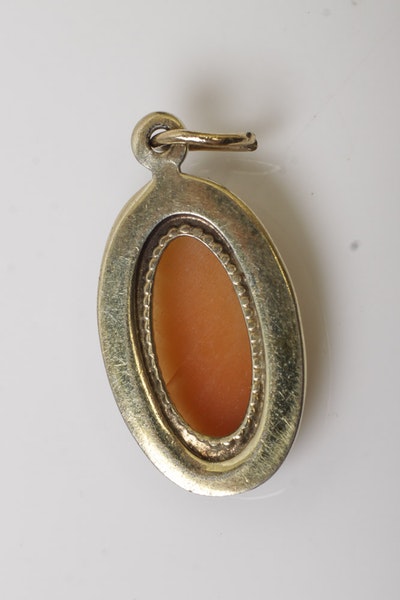 Vintage Gold Plated Cameo Jewelry