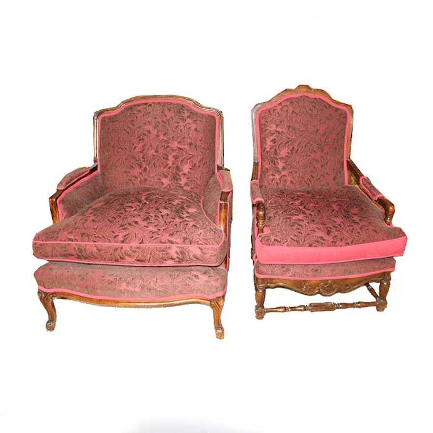 Ballard Designs Upholstered Parlor Chair Set