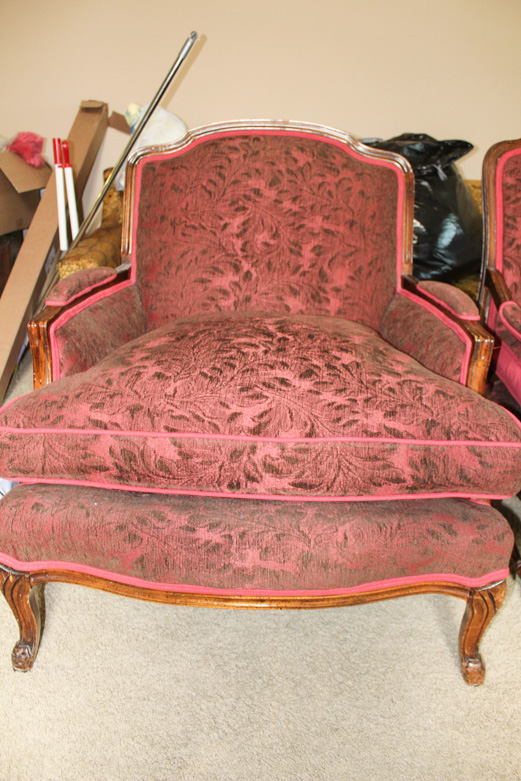 Ballard Designs Upholstered Parlor Chair Set