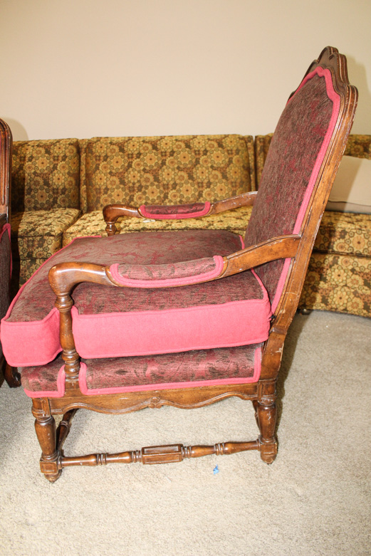 Ballard Designs Upholstered Parlor Chair Set