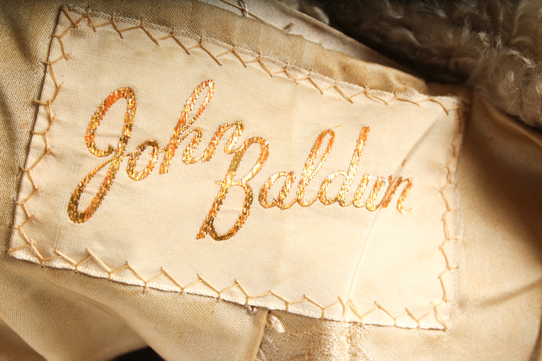 Vintage Double-Breasted Lamb Fur Coat