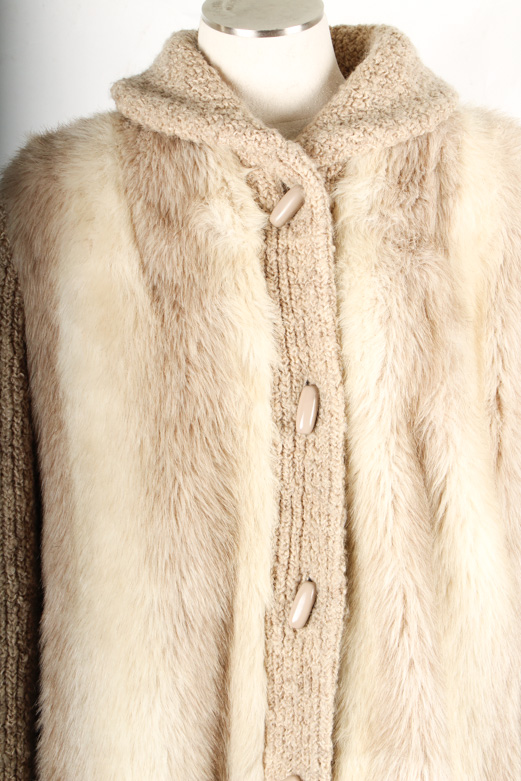 Vintage Martinique Faux Fur Coat