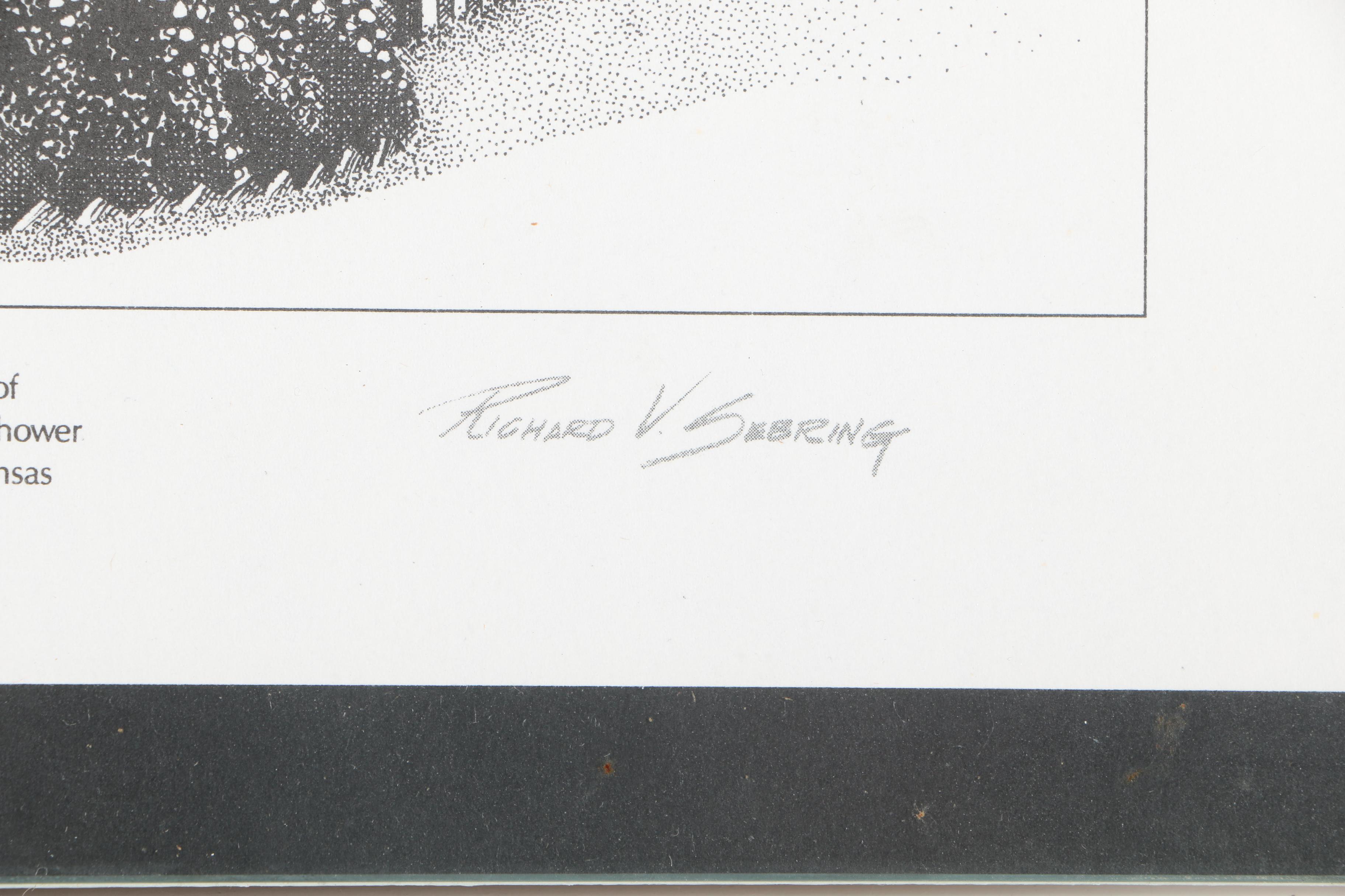 Richard V. Sebring Offset Lithographs of U. S. Presidents' Private Residences