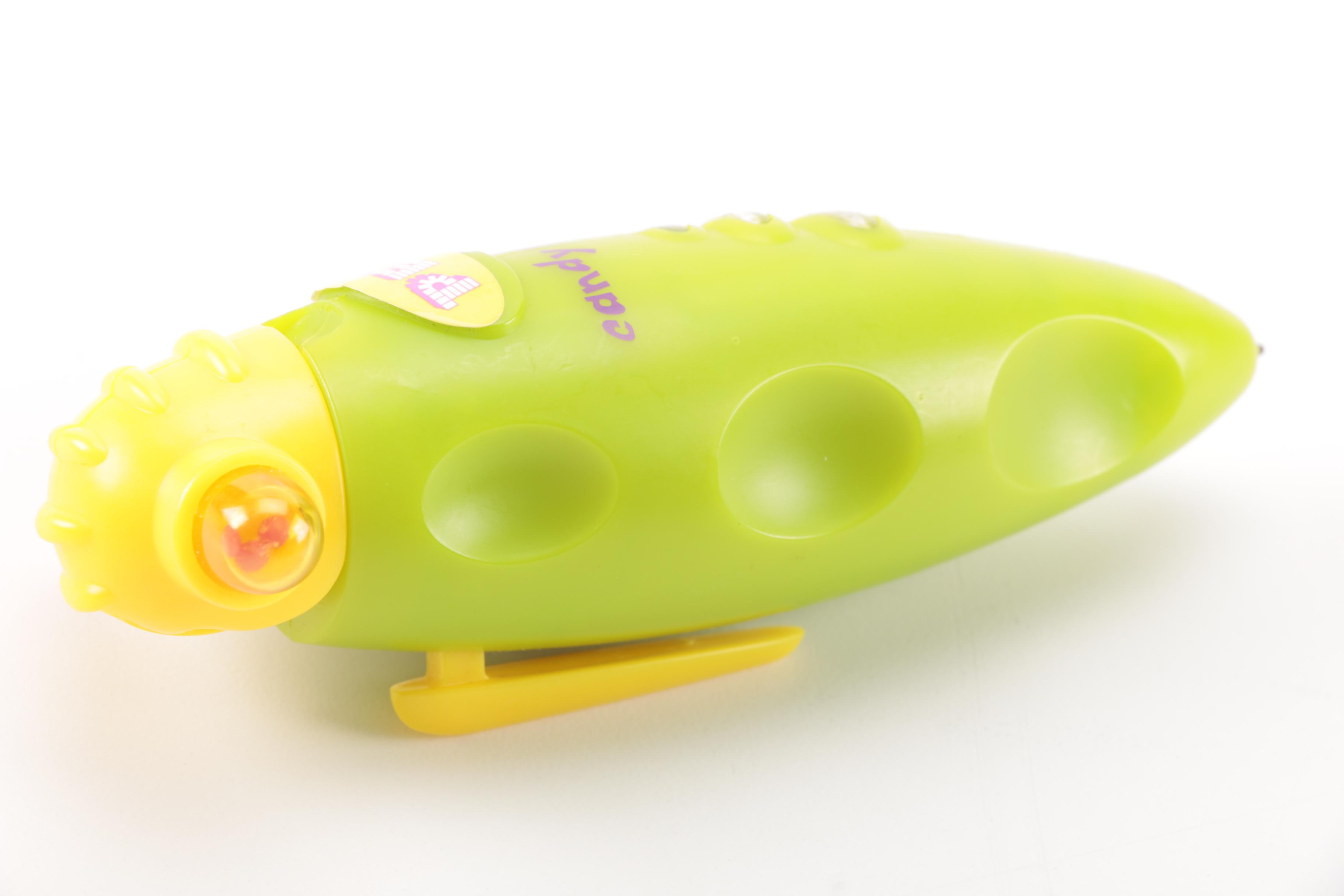 Pez Dispenser Collection Featuring Winnie the Pooh and Wizard of Oz Figurines