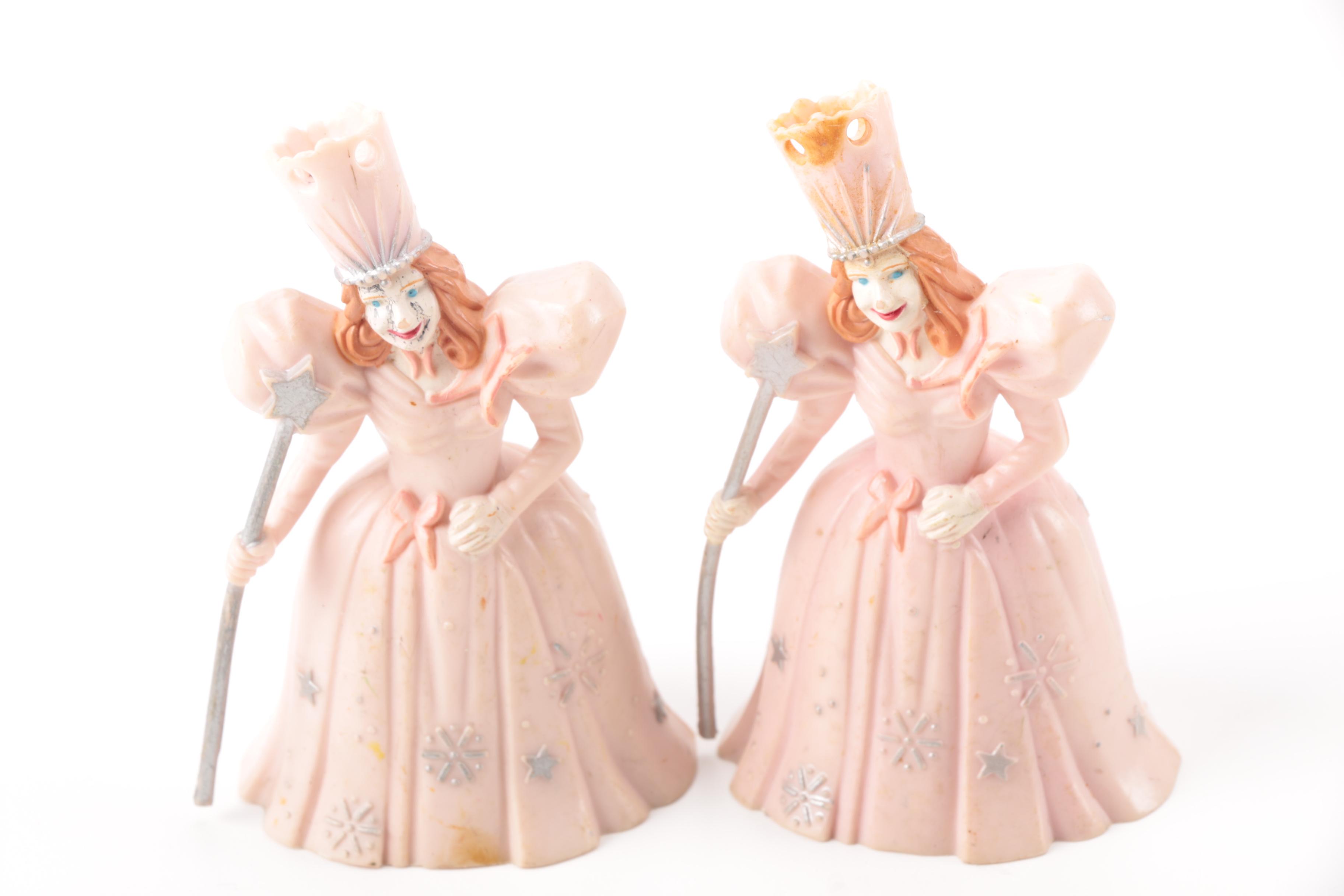 Pez Dispenser Collection Featuring Winnie the Pooh and Wizard of Oz Figurines