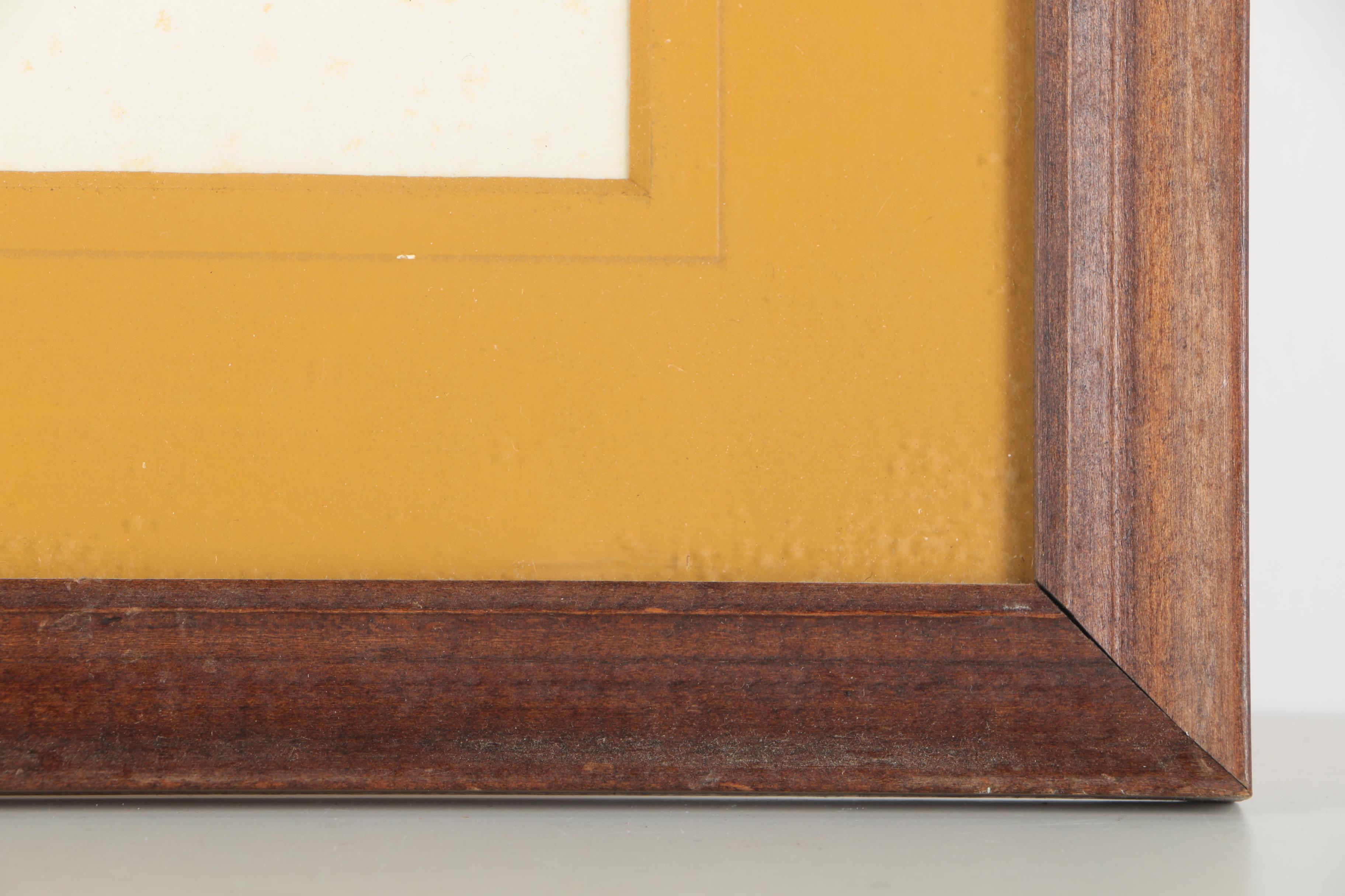 Jorge Prada Gouache Paintings With Pastel of Nazca Vessels