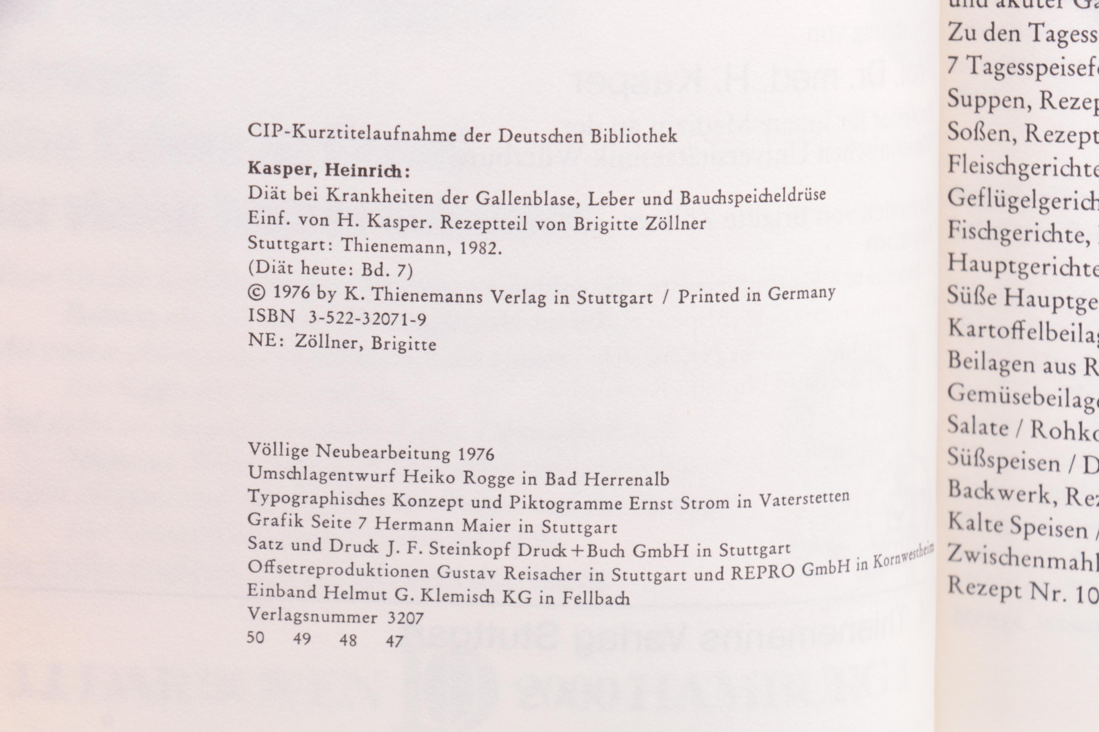 Assortment of German Cookbooks and Nutrition Books