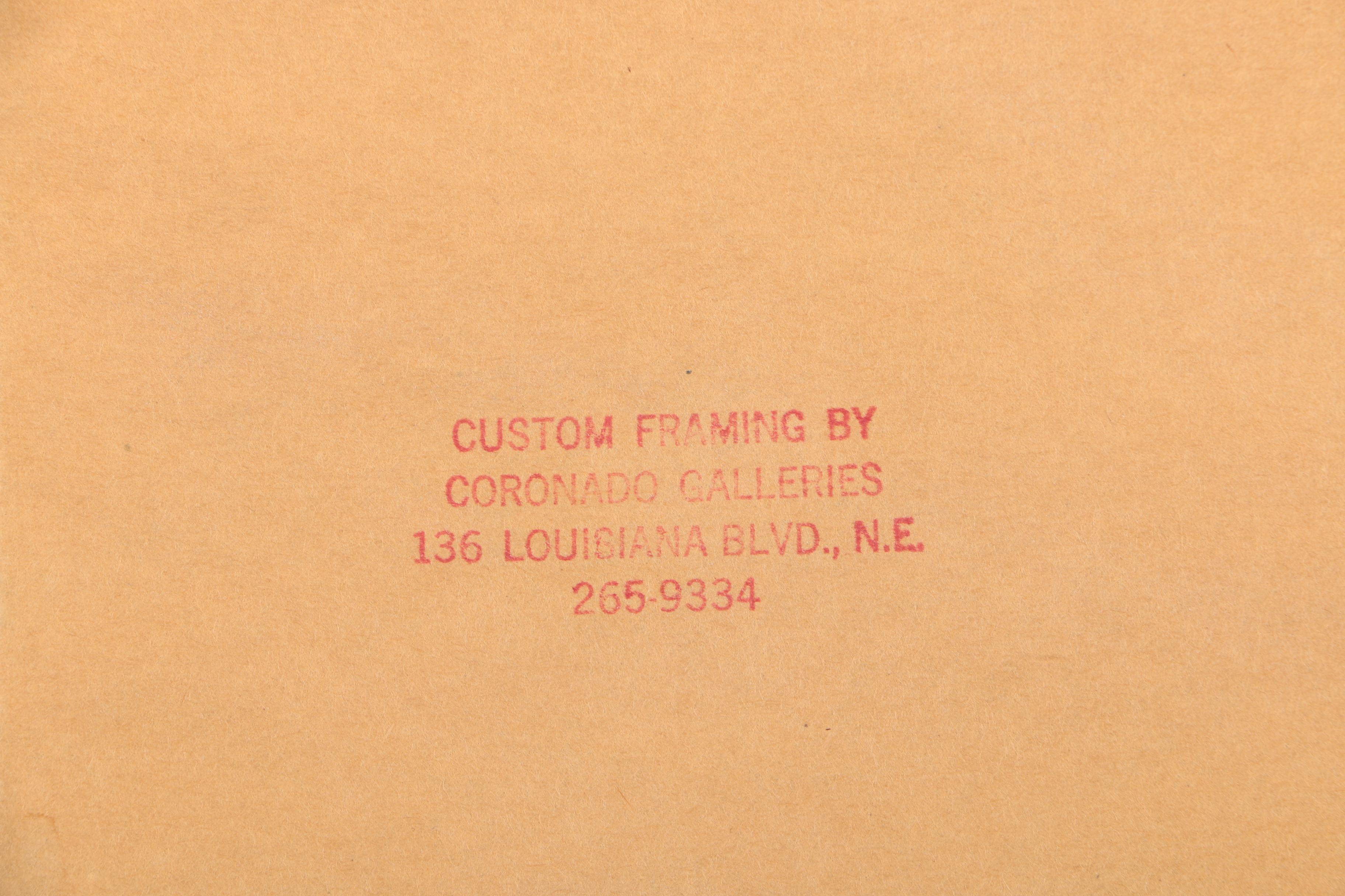 Will Shuster 1940 Etching on Paper of Snow Covered Woodland Landscape