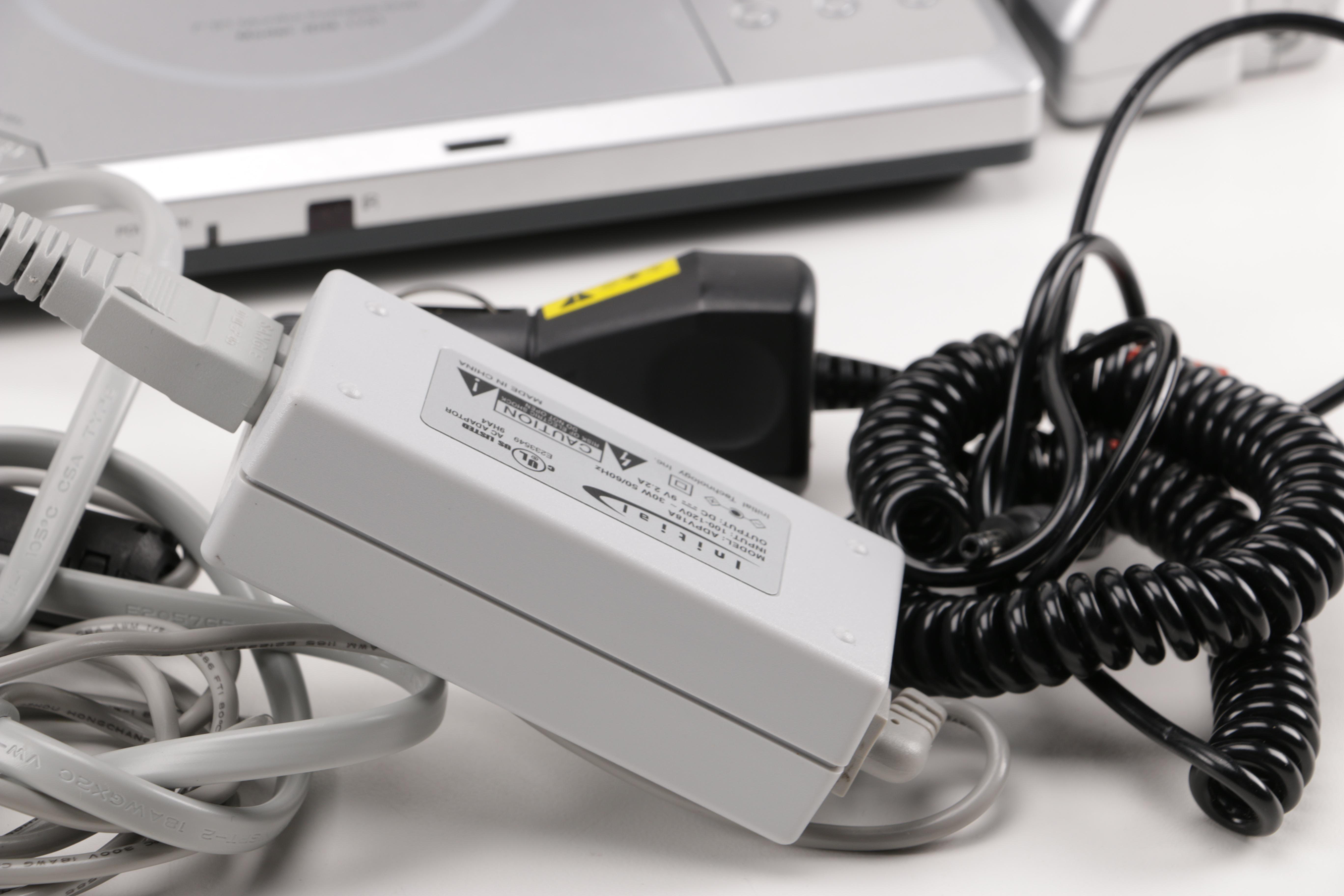 Photography Equipment Collection and Portable DVD Player