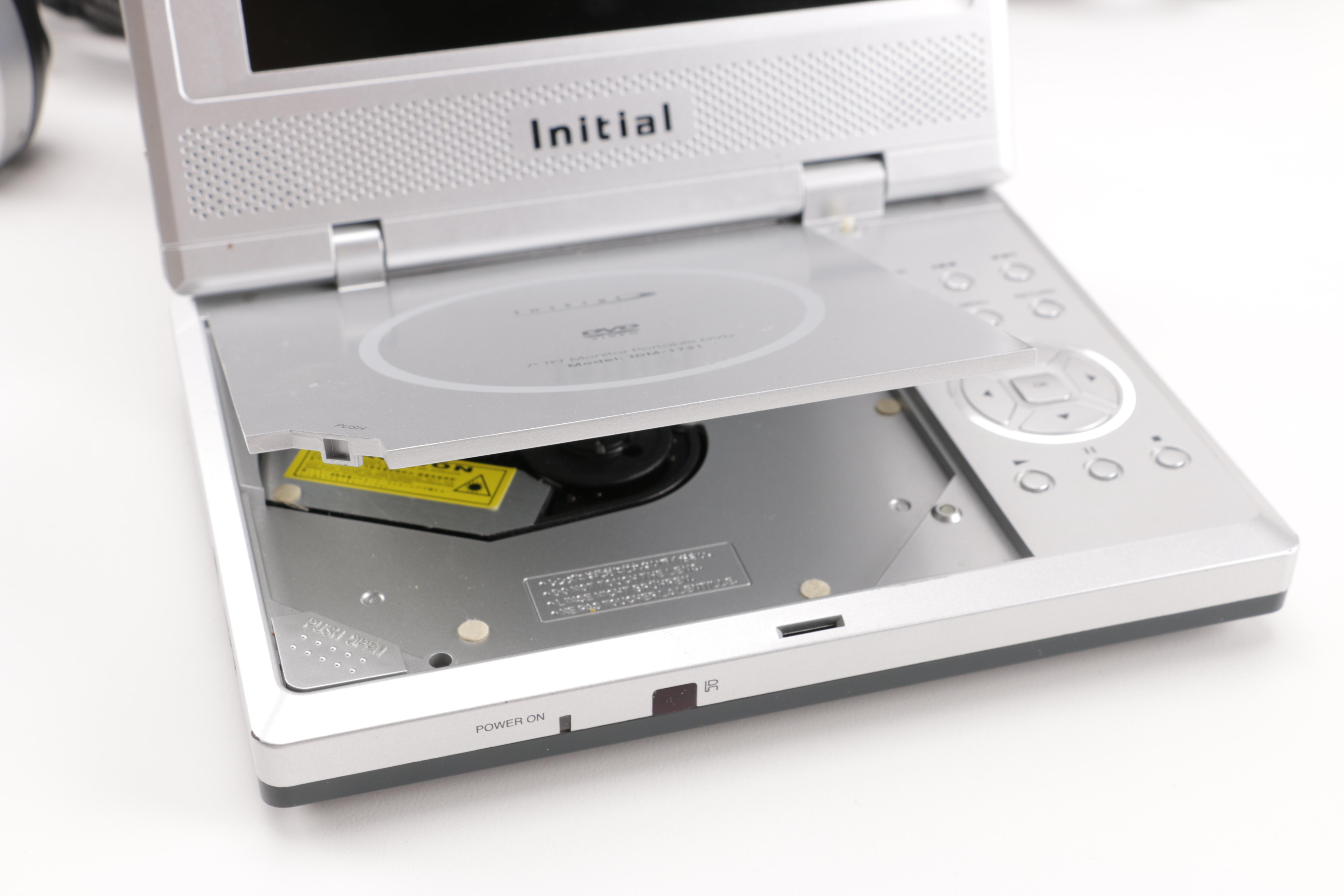 Photography Equipment Collection and Portable DVD Player