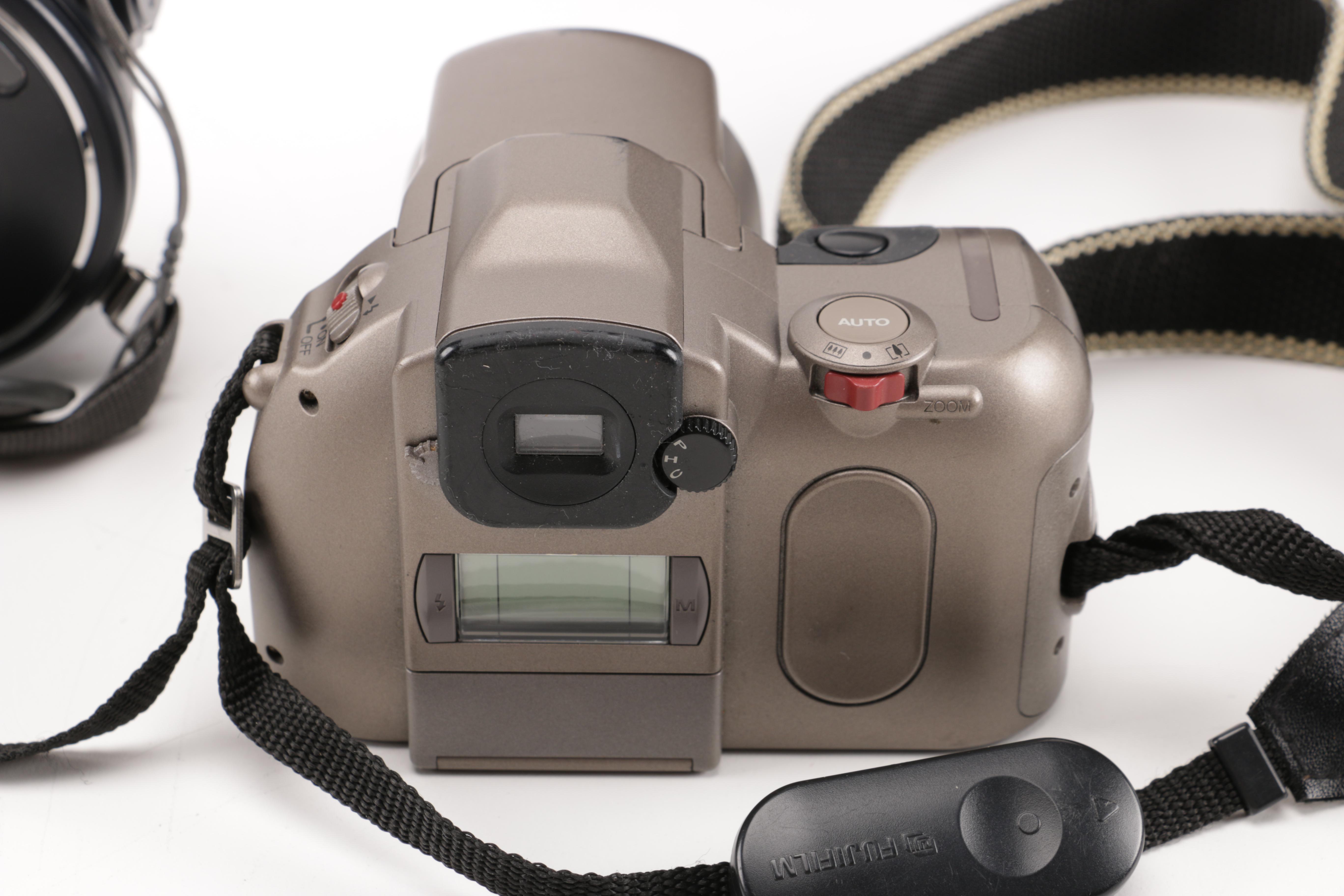 Photography Equipment Collection and Portable DVD Player