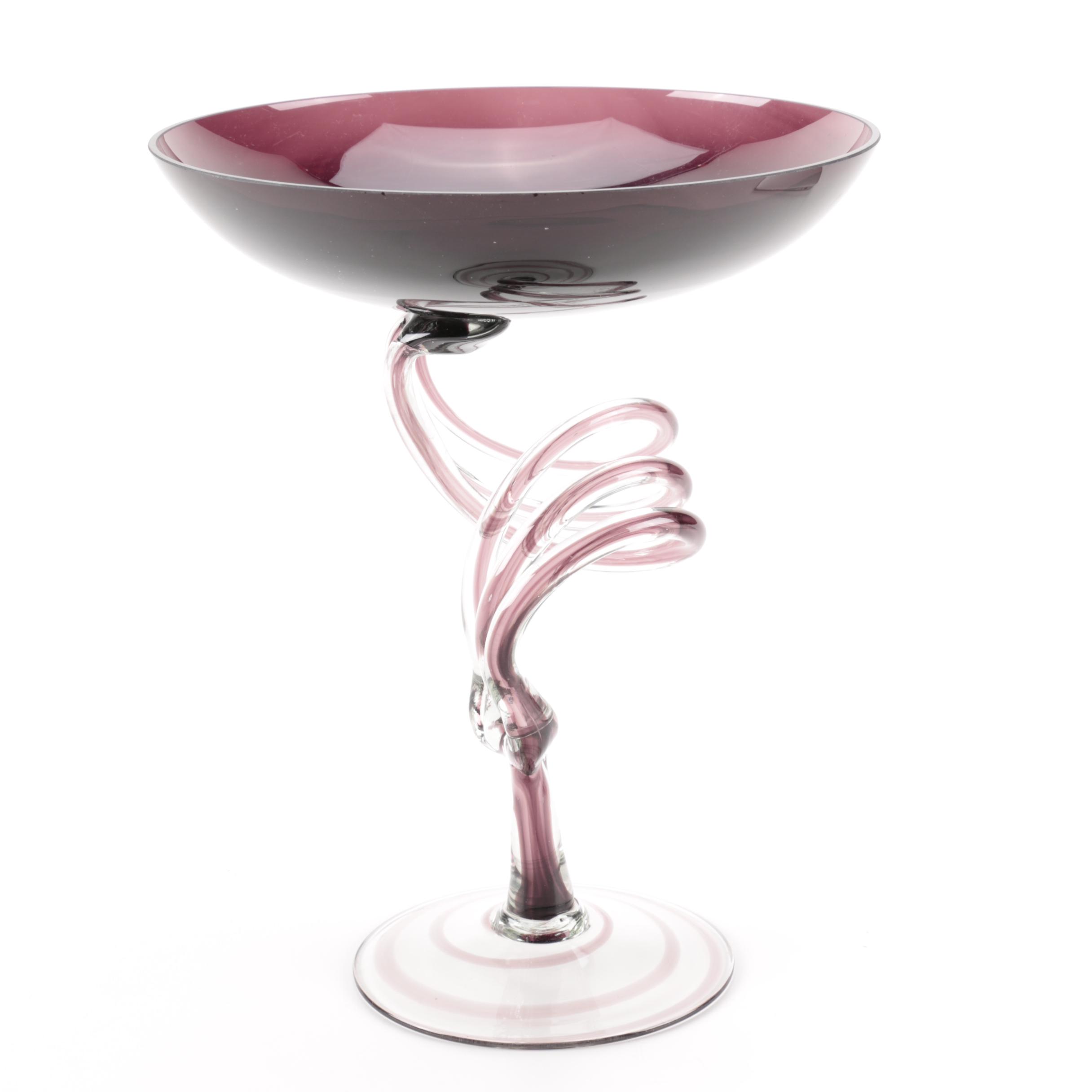 Artisan Glass Bowl Centerpiece