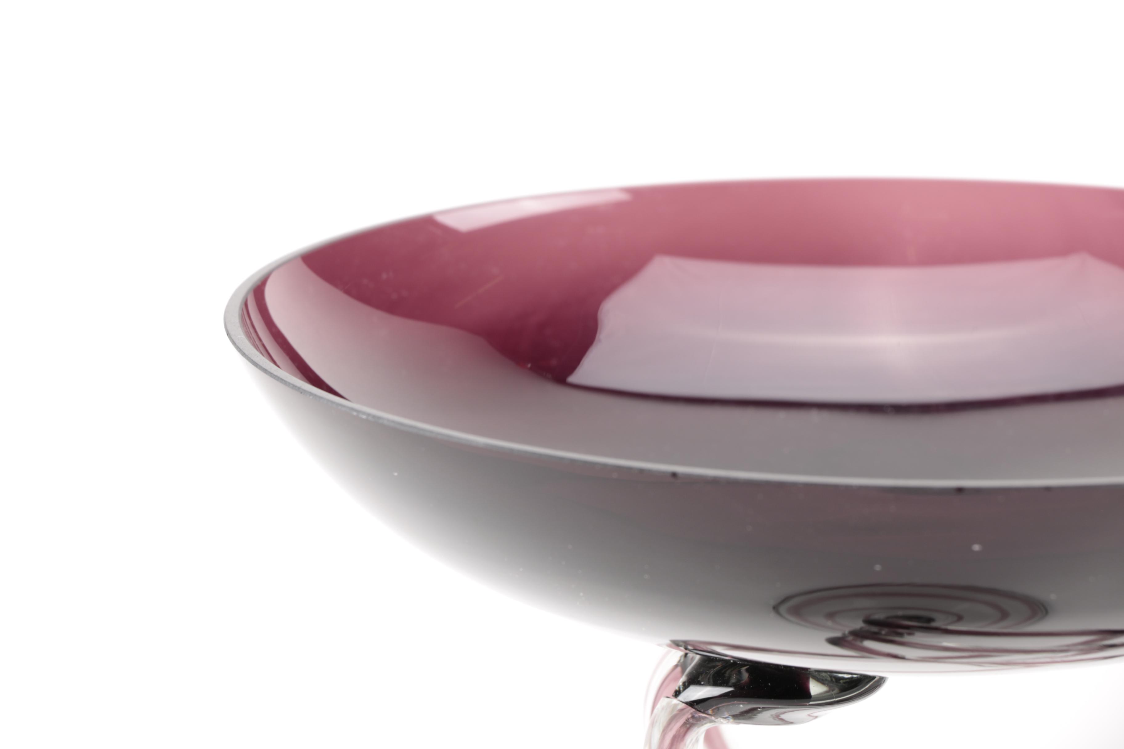 Artisan Glass Bowl Centerpiece