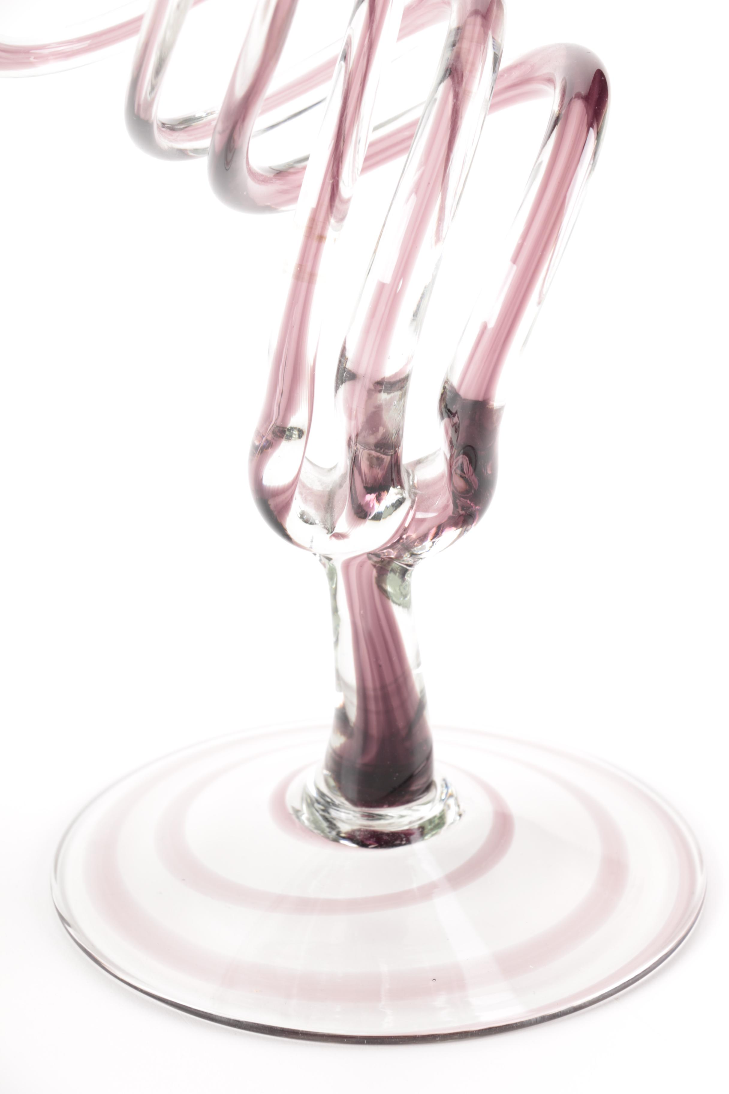 Artisan Glass Bowl Centerpiece