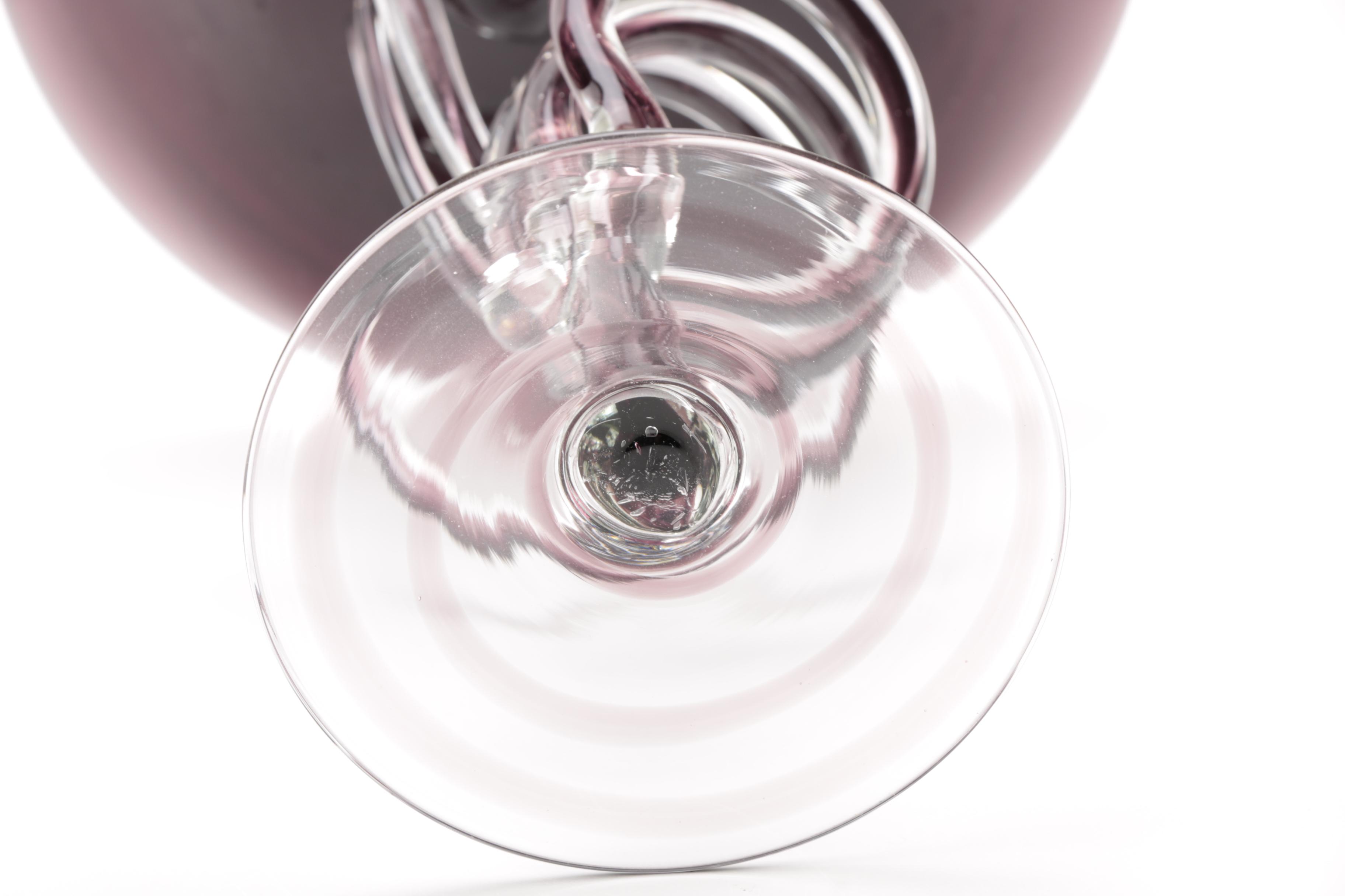 Artisan Glass Bowl Centerpiece